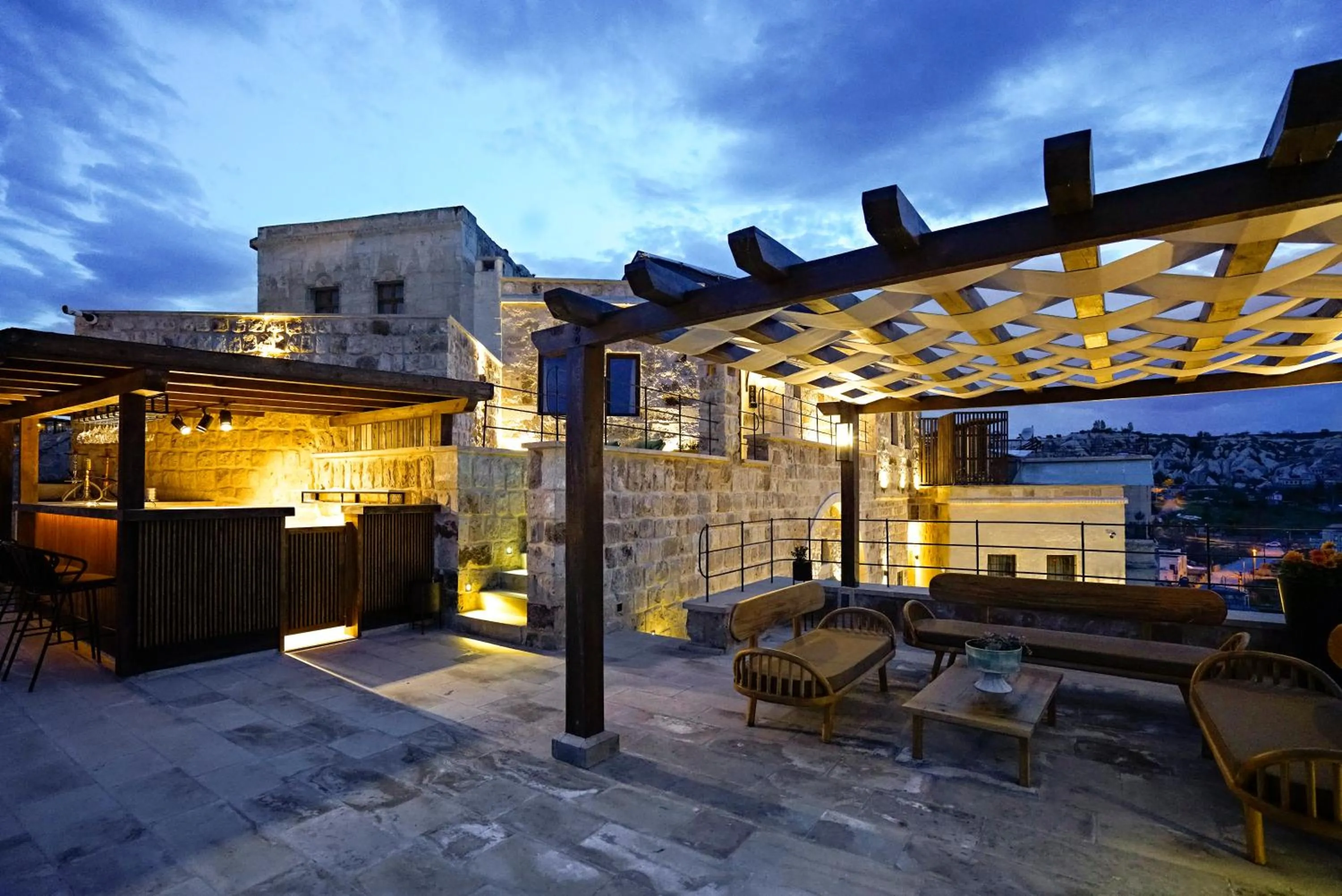 Balcony/Terrace in Luvi Cave Hotel