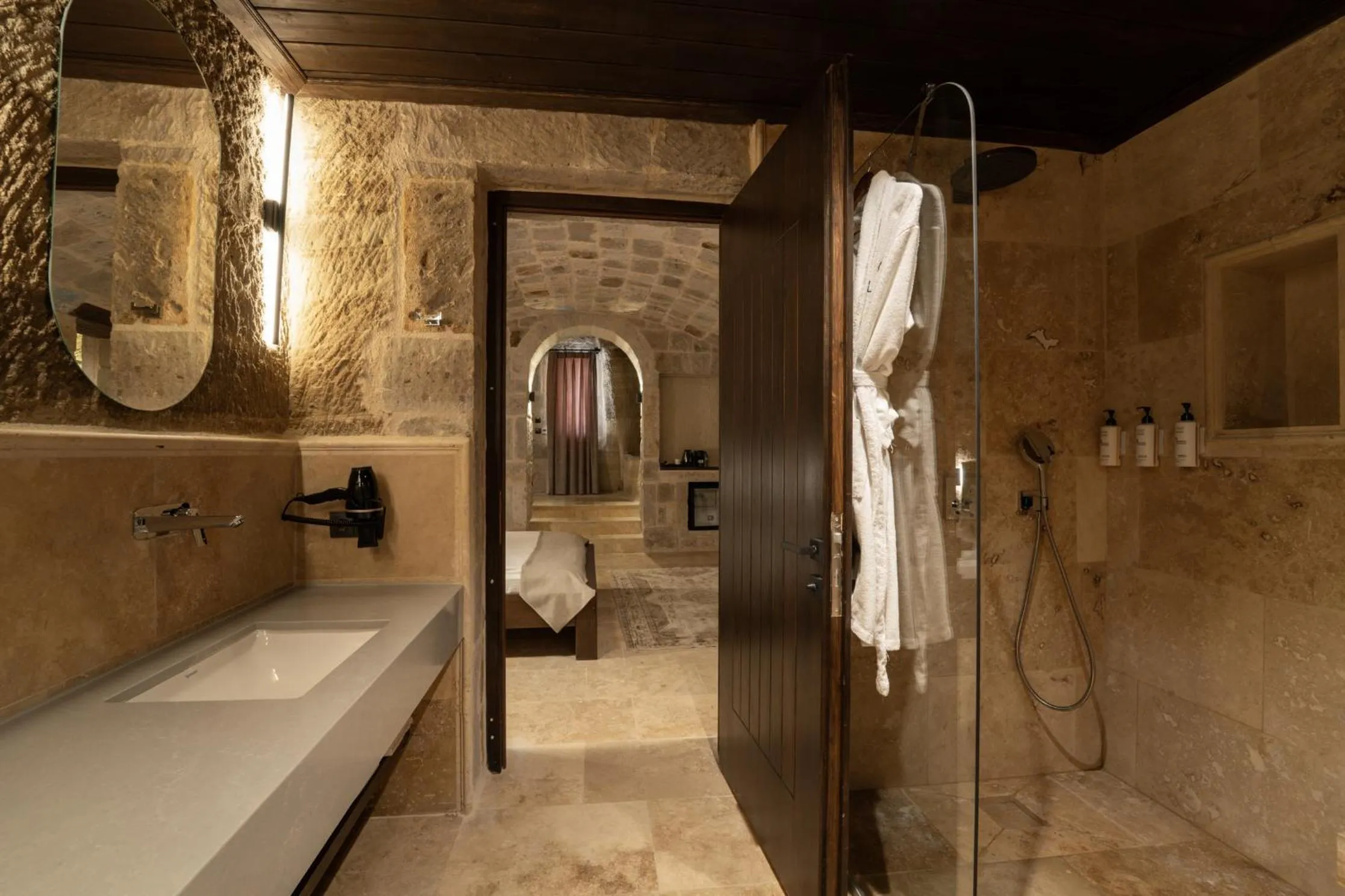 Bathroom in Luvi Cave Hotel