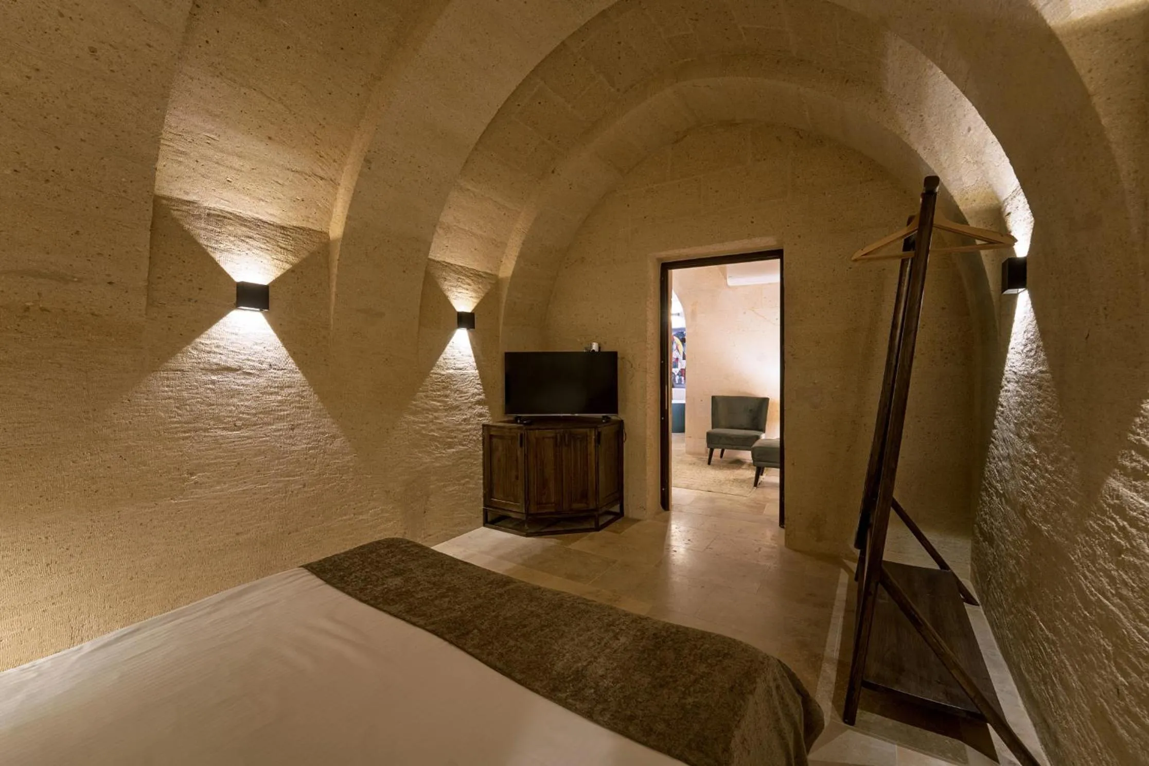 Bedroom, Bed in Luvi Cave Hotel