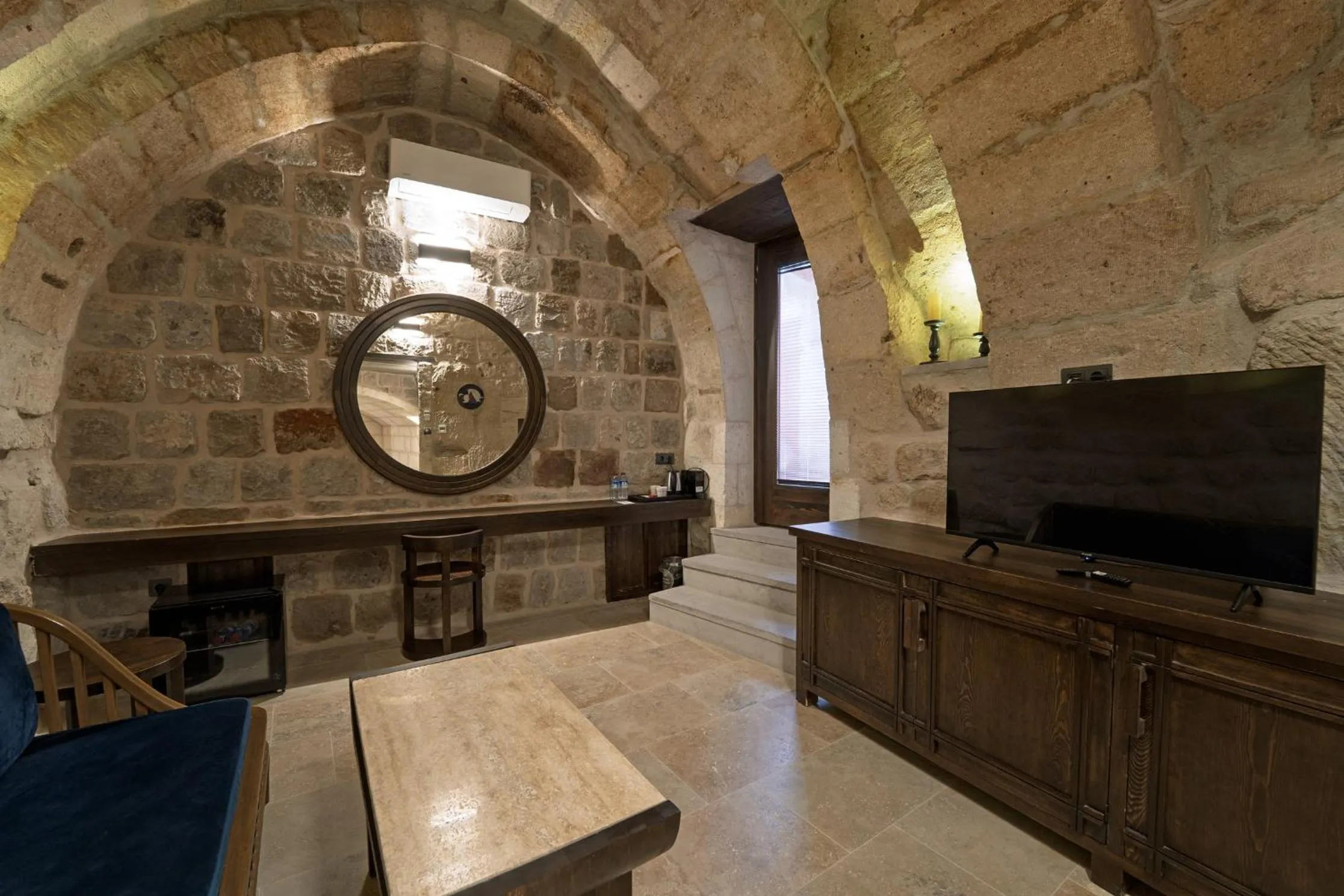 Seating area in Luvi Cave Hotel