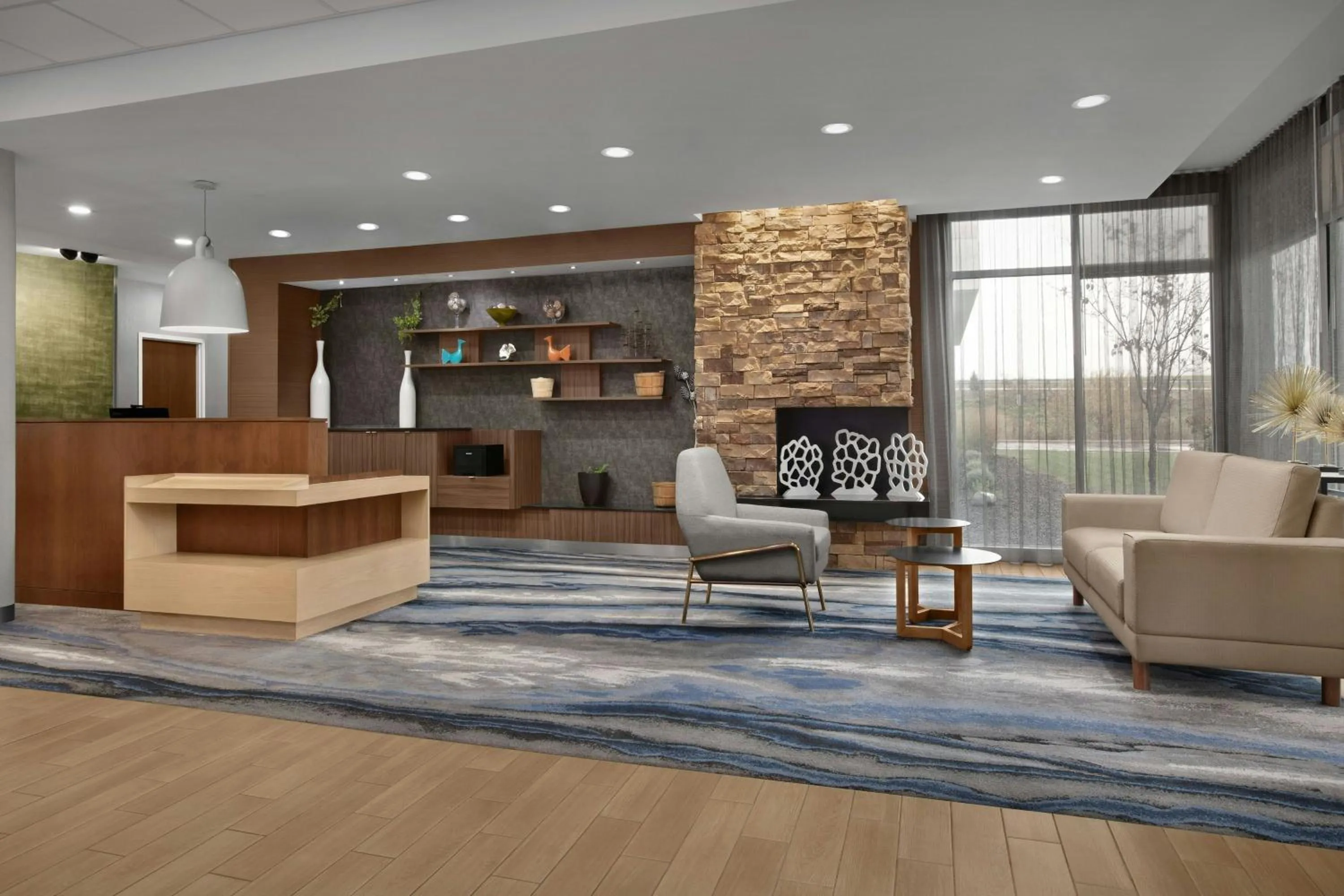 Lobby or reception in Fairfield Inn & Suites by Marriott Jeffersonville I-71