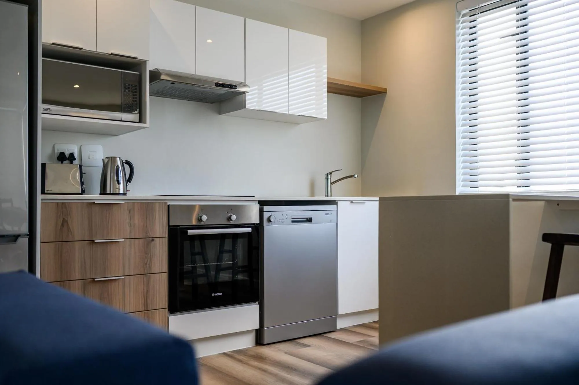 Kitchen or kitchenette in Paxton Luxury Apartments self-catering