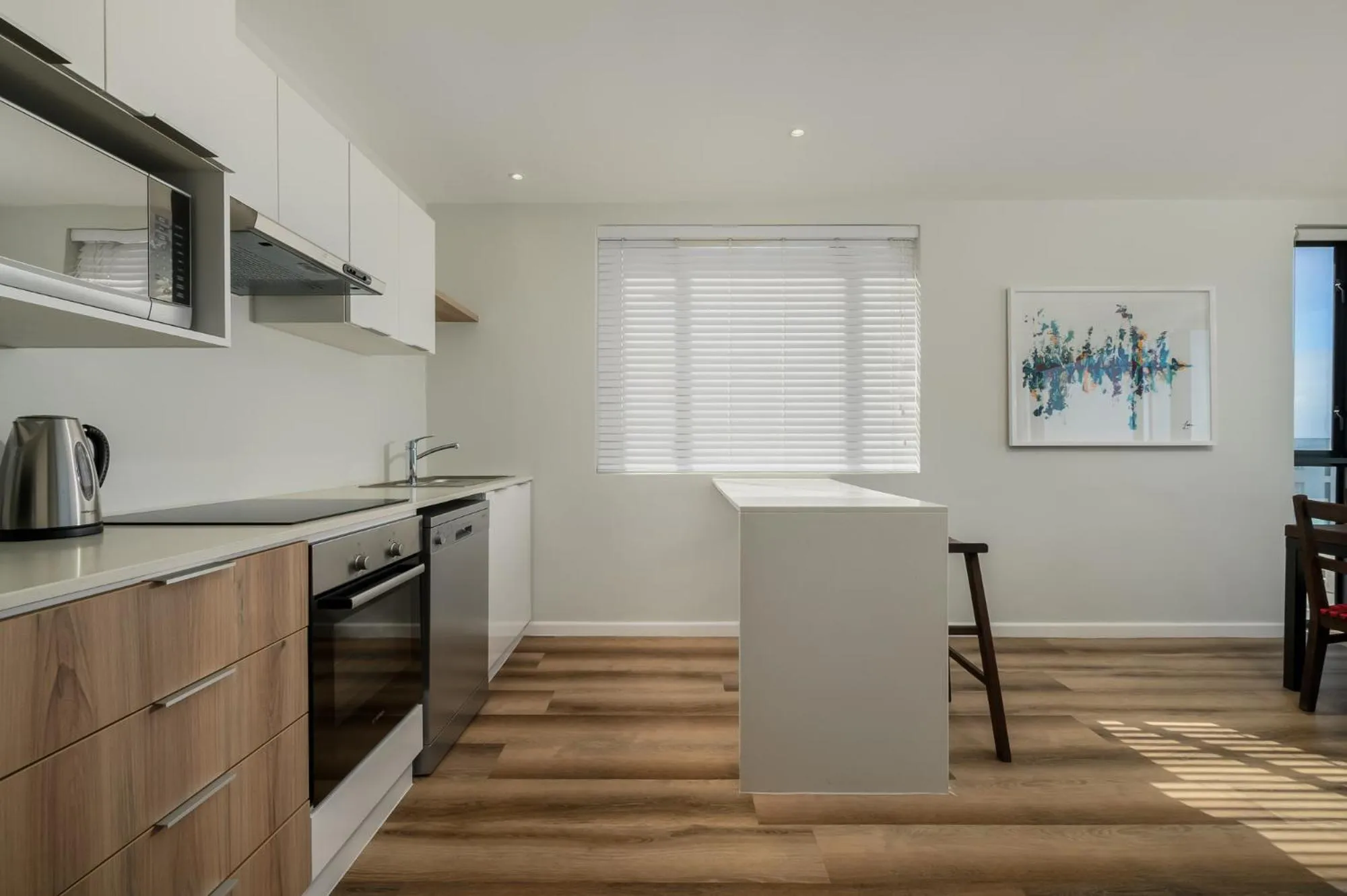 Kitchen or kitchenette in Paxton Luxury Apartments self-catering