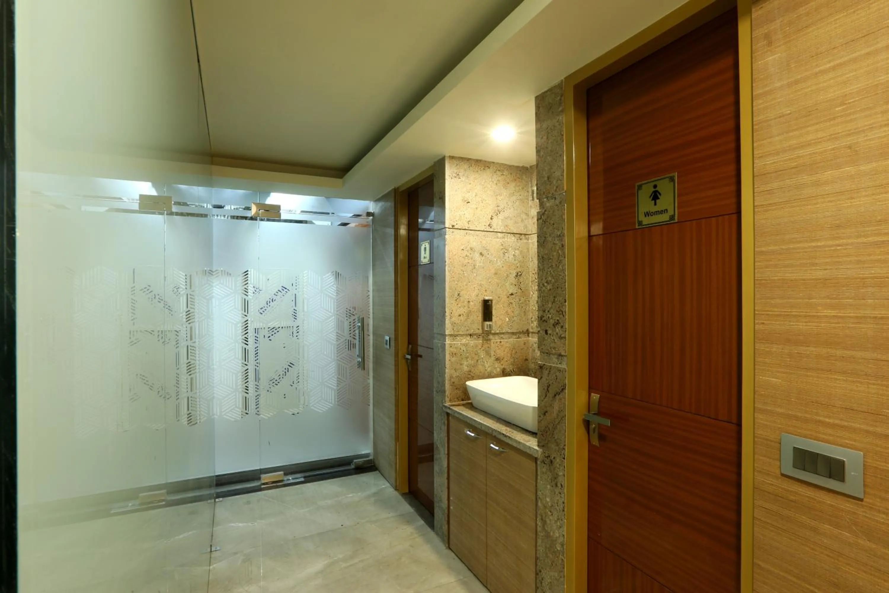 Bathroom in Hotel Omega - Gurgaon Central, Sec 45