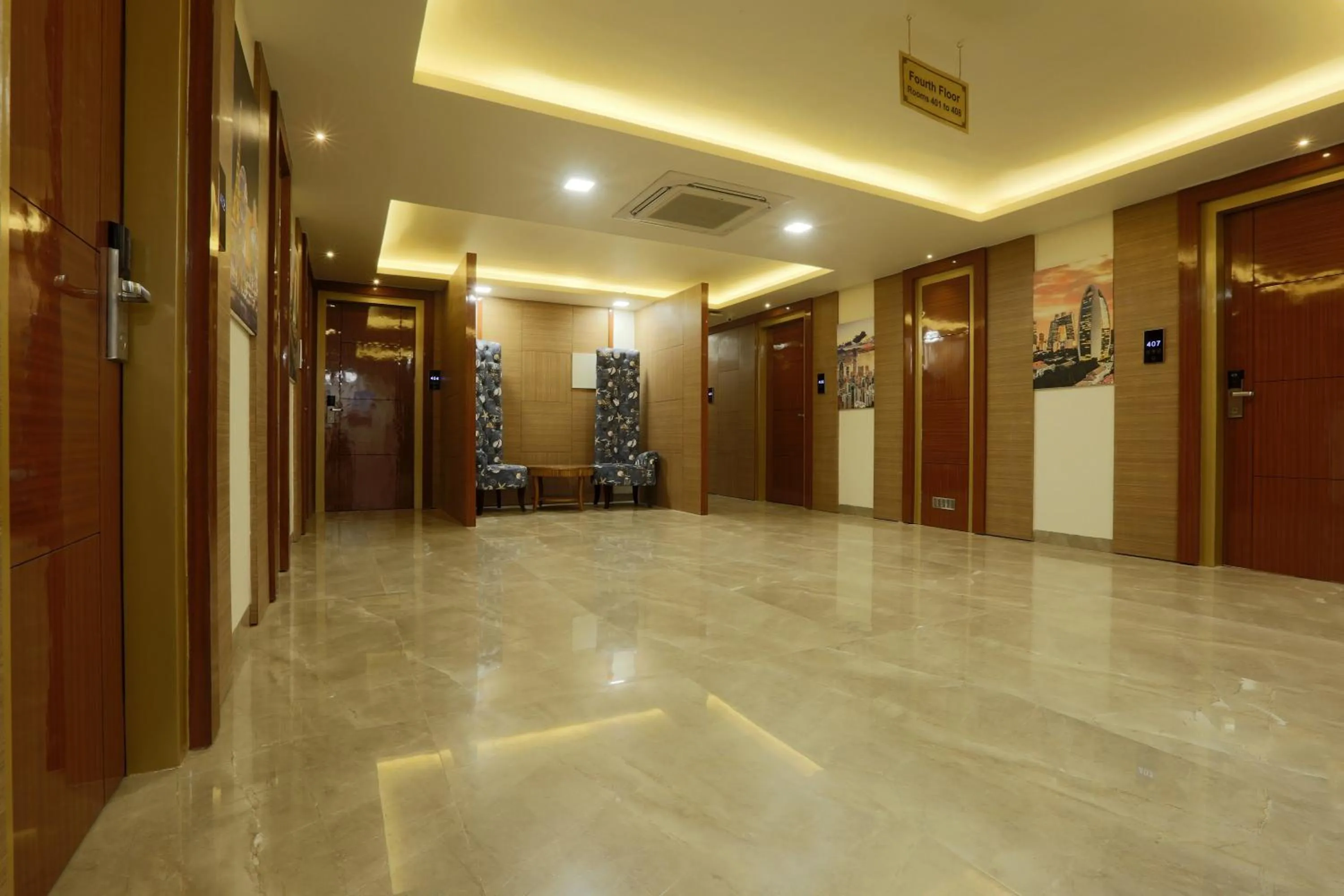 Lobby or reception in Hotel Omega - Gurgaon Central, Sec 45