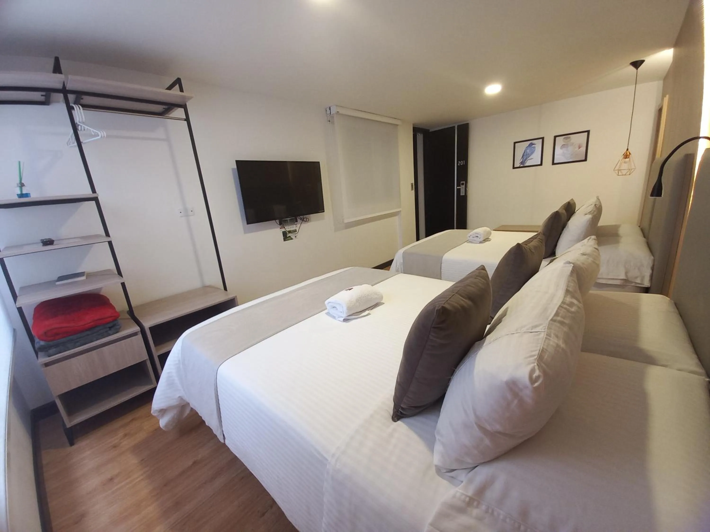 Bed in HOTEL SANTORI