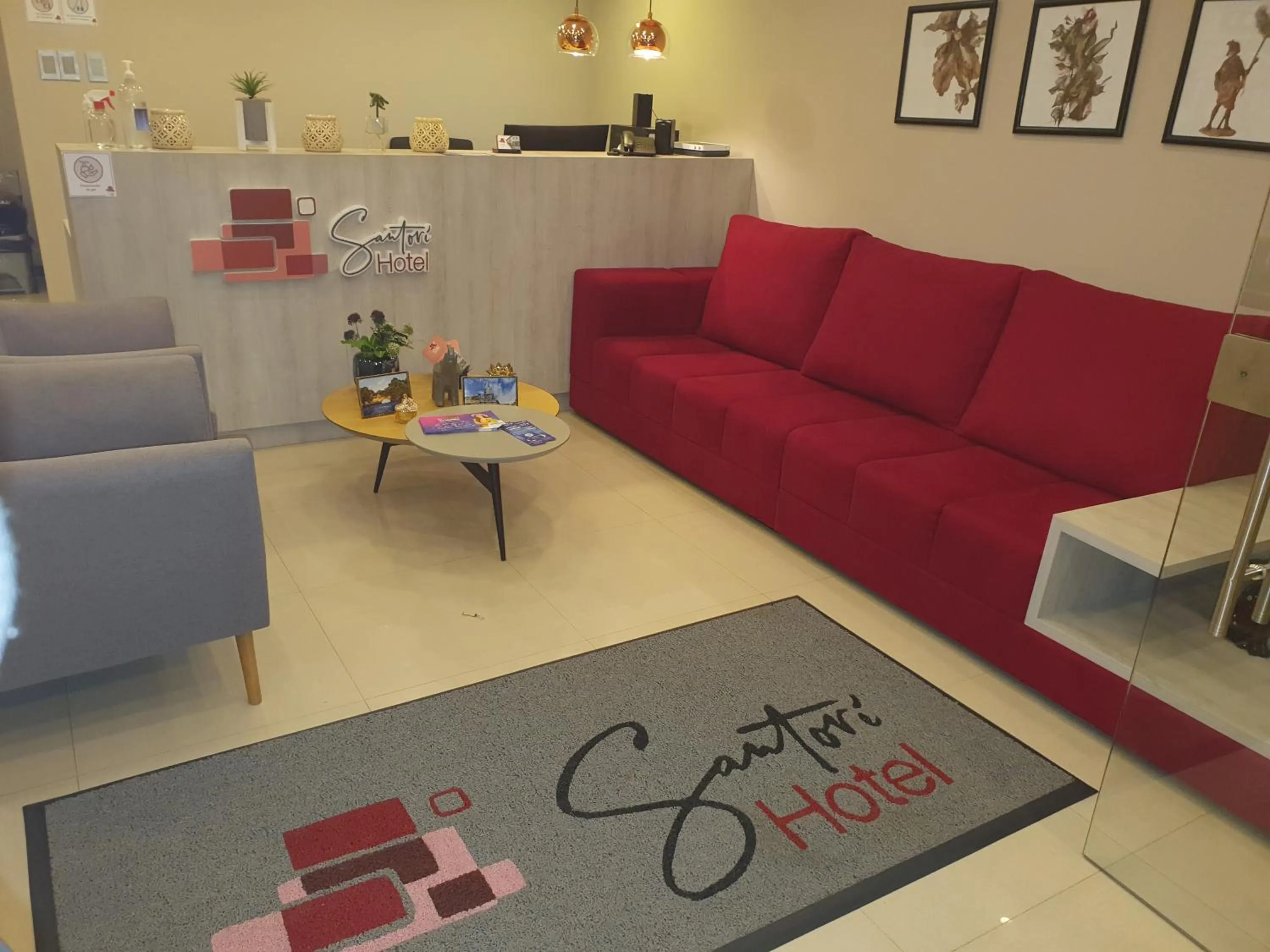 Lobby or reception in HOTEL SANTORI