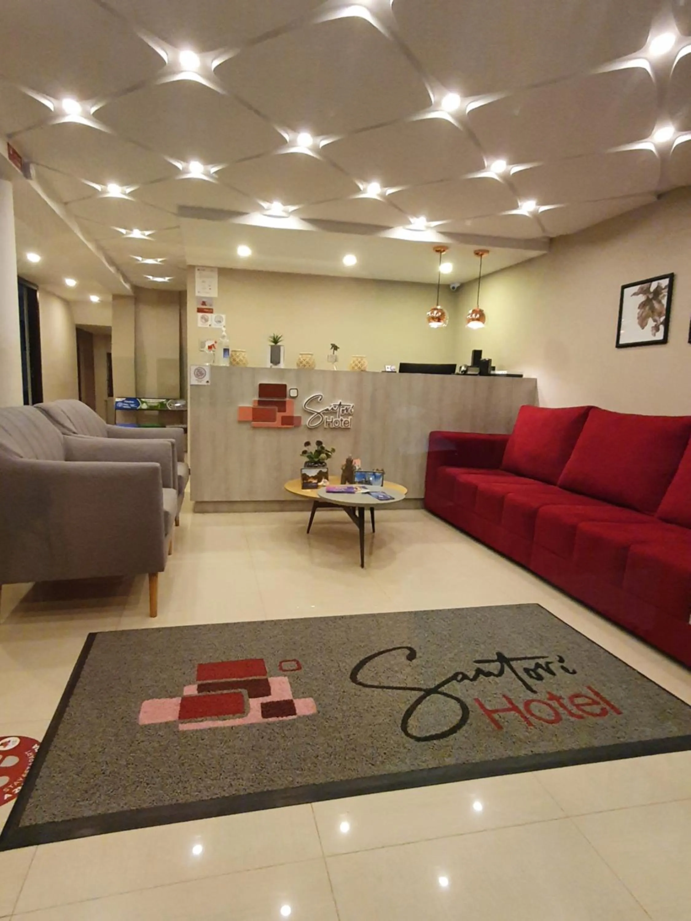Lobby or reception in HOTEL SANTORI