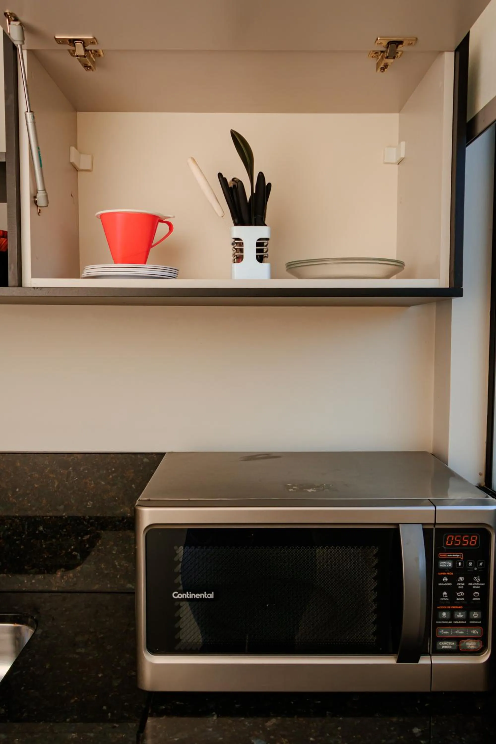 Kitchen or kitchenette in Vila Castelo Residencial no Centro de Foz