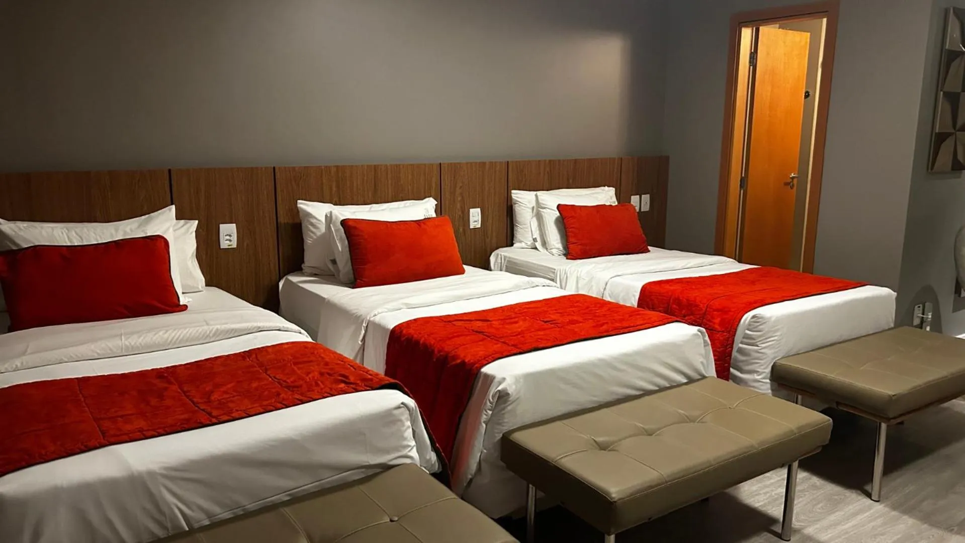 Bed in Jade Hotel Brasília