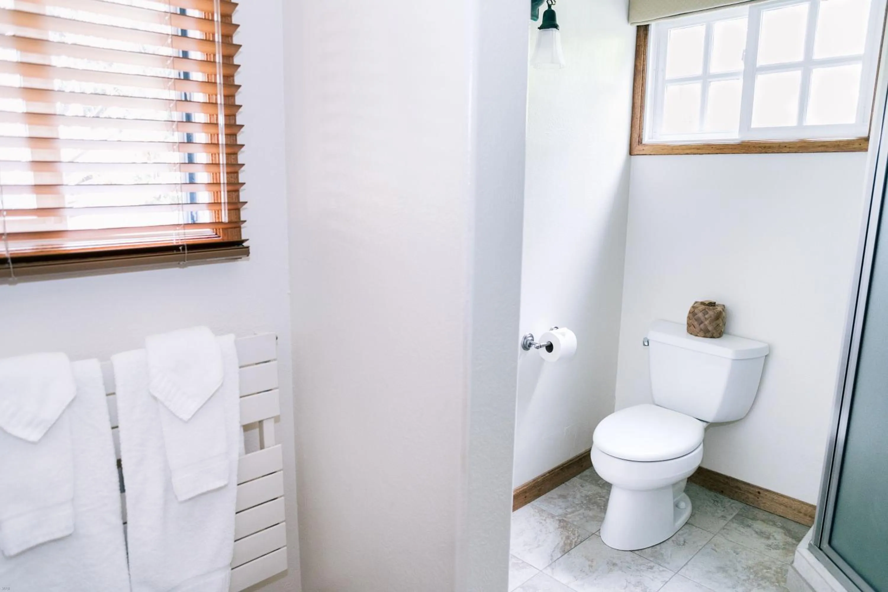 Toilet in Kilauea Lodge and Restaurant