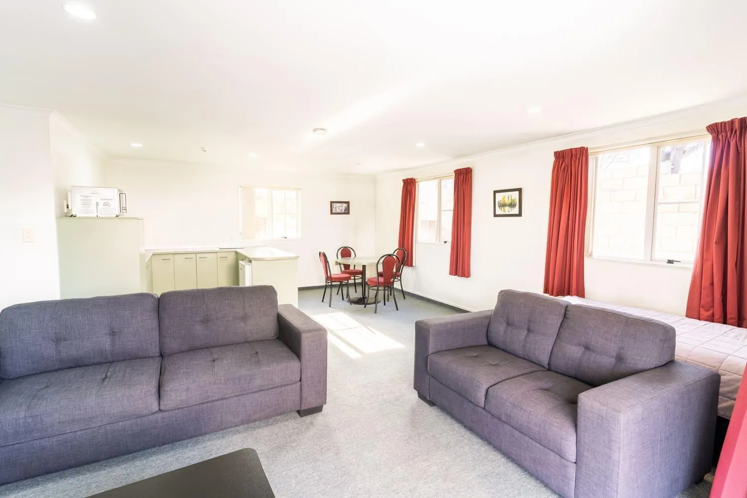 Seating area in Alexandra Heights Motel