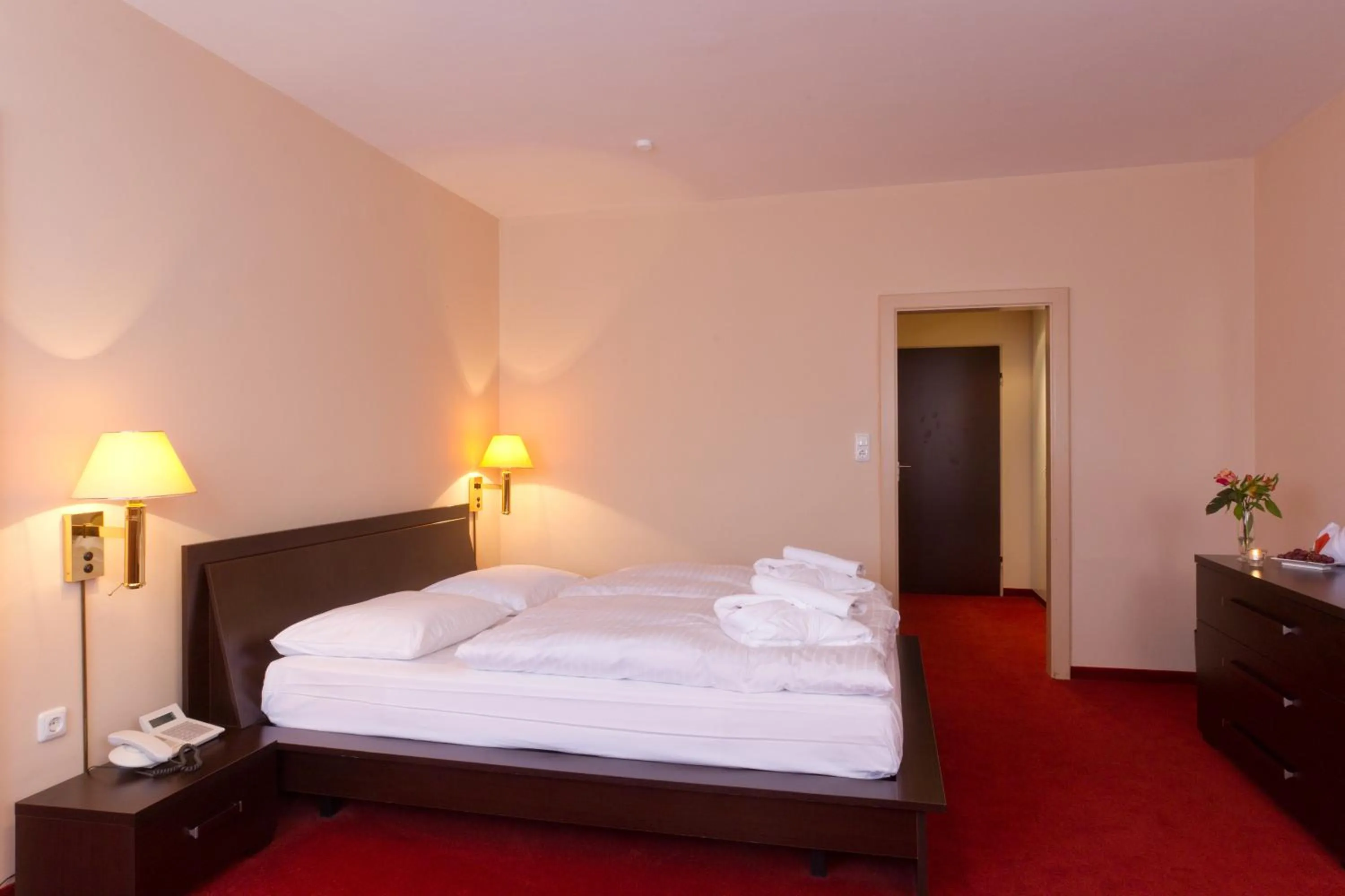 Bedroom, Bed in Hotel Alexandersbad