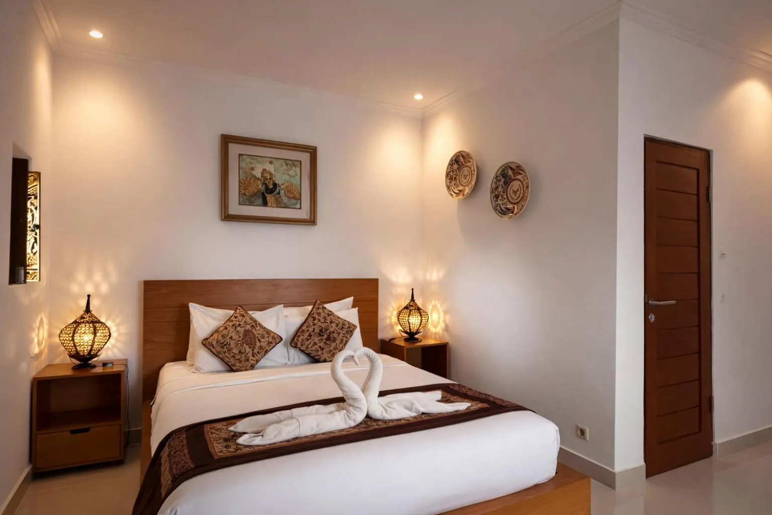 Bedroom, Bed in Puri Anyar Ubud