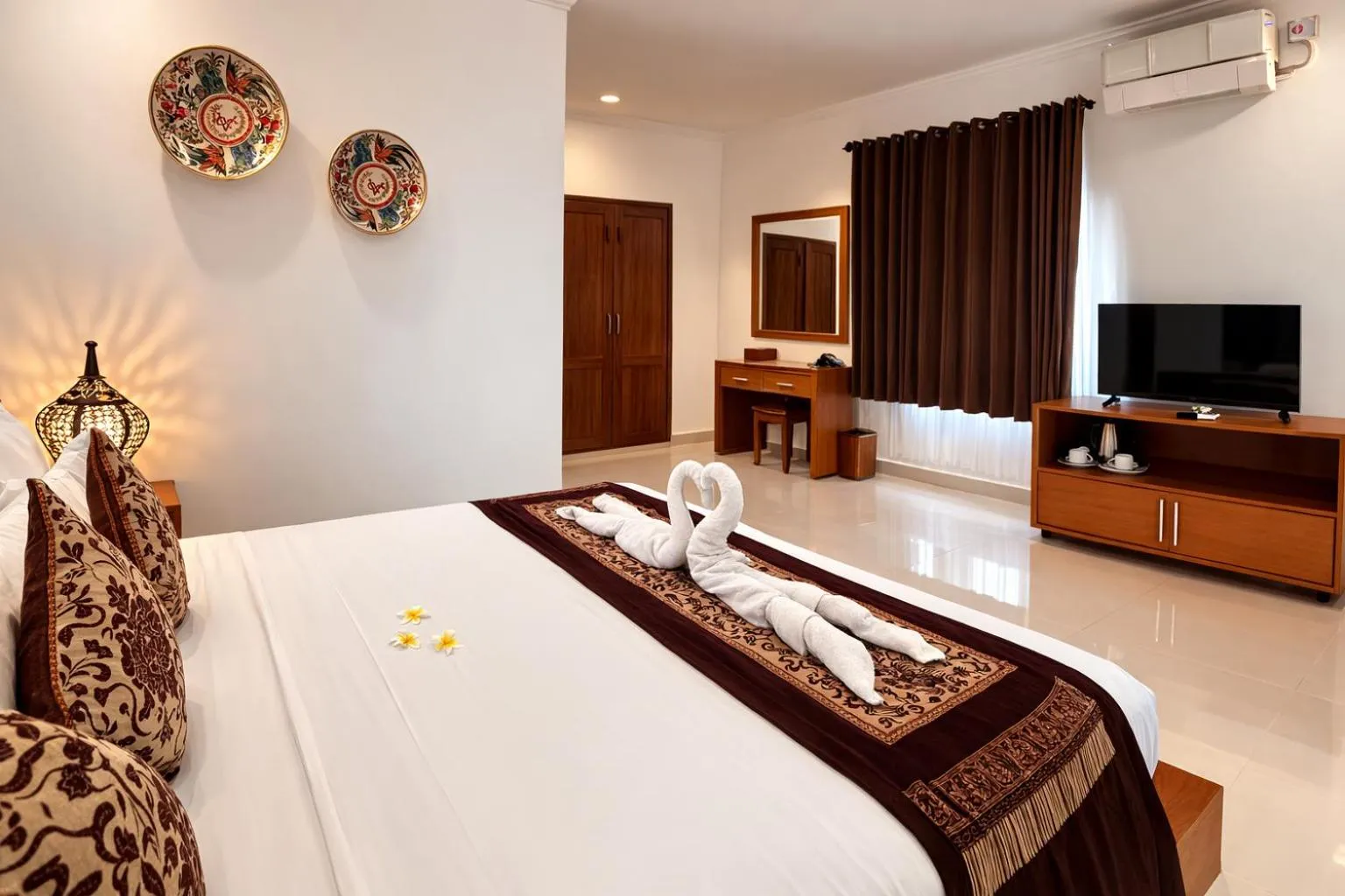 Bedroom, Bed in Puri Anyar Ubud