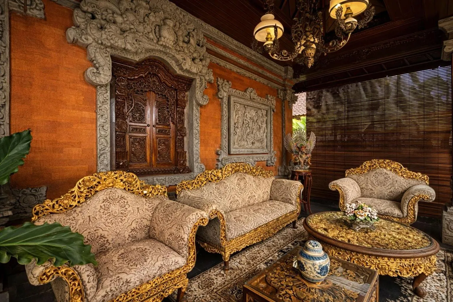 Lobby or reception in Puri Anyar Ubud