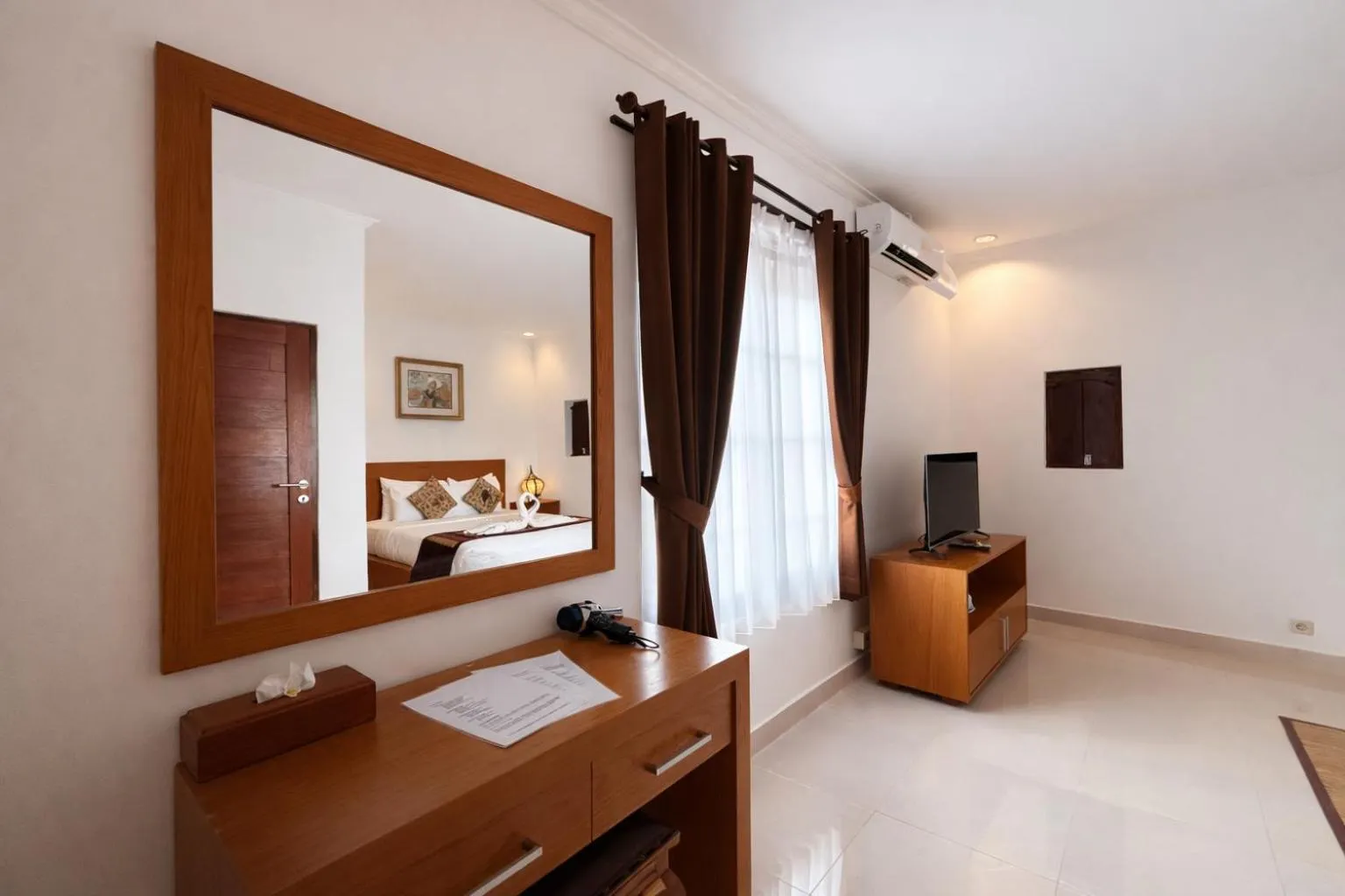 Bedroom, Bed in Puri Anyar Ubud