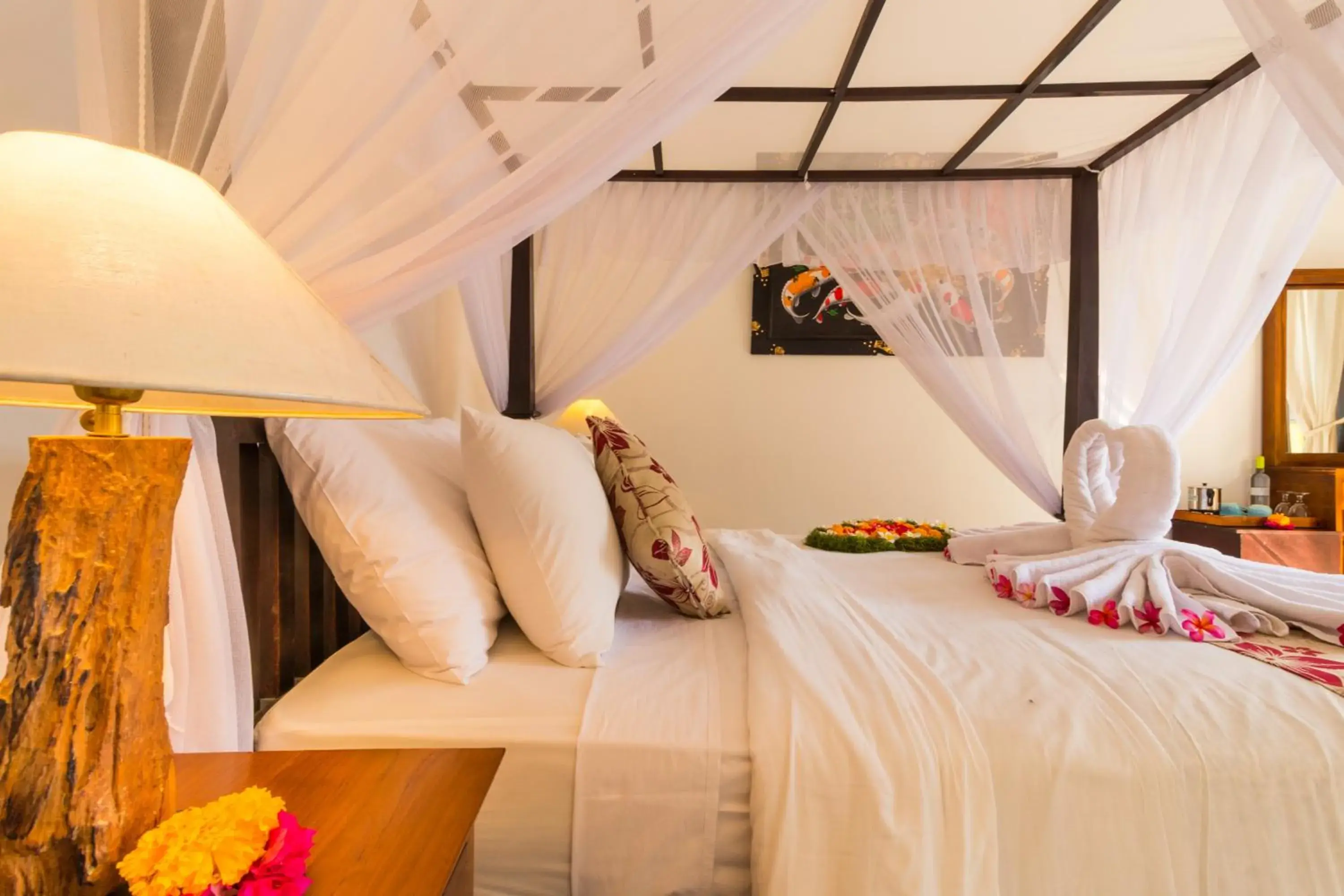 Superior Double Room with Garden View in Amed Beach Resort Superior Double Room with Garden View in Amed Beach Resort