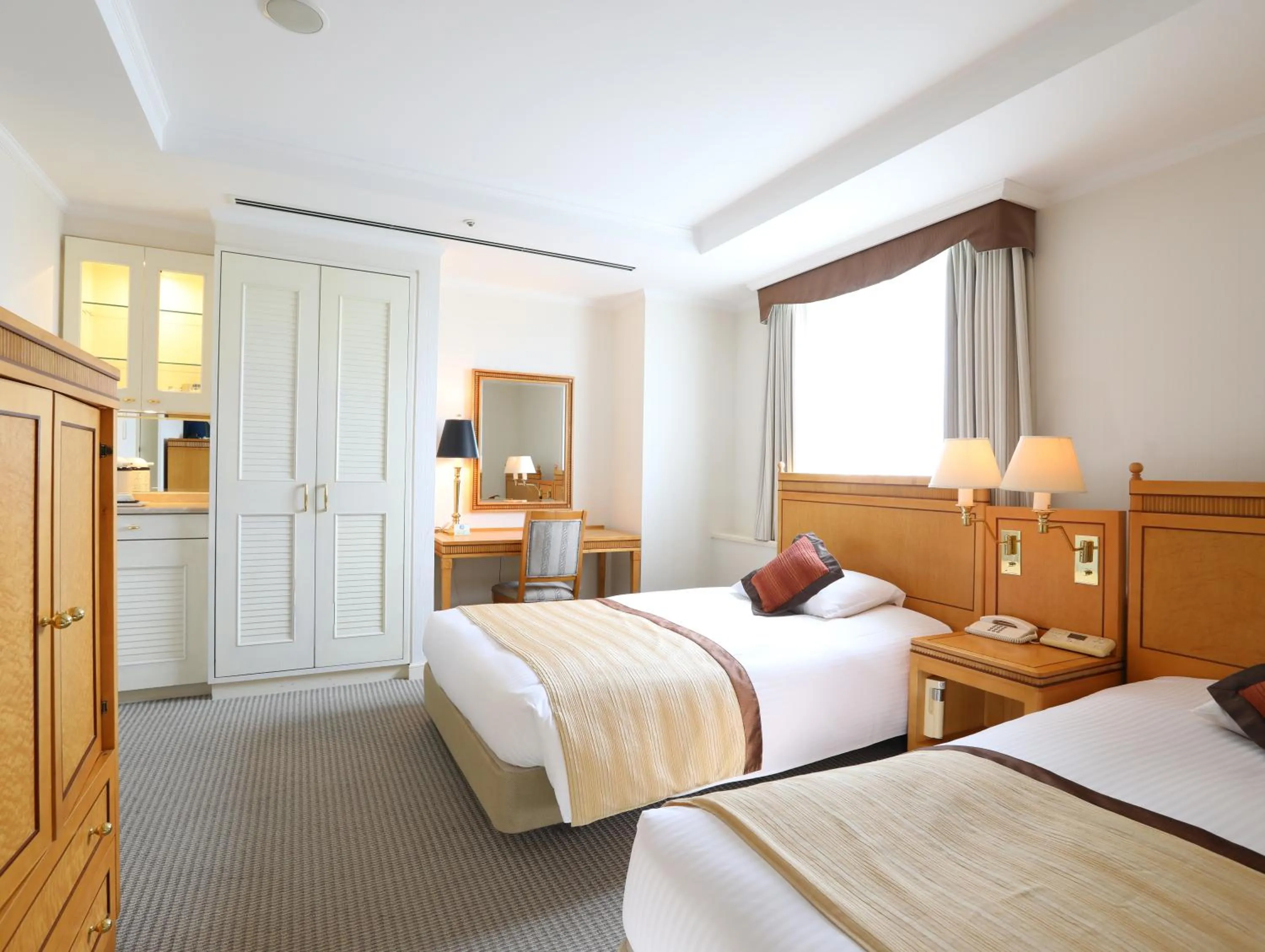 Bed in Wishton Hotel Yukari