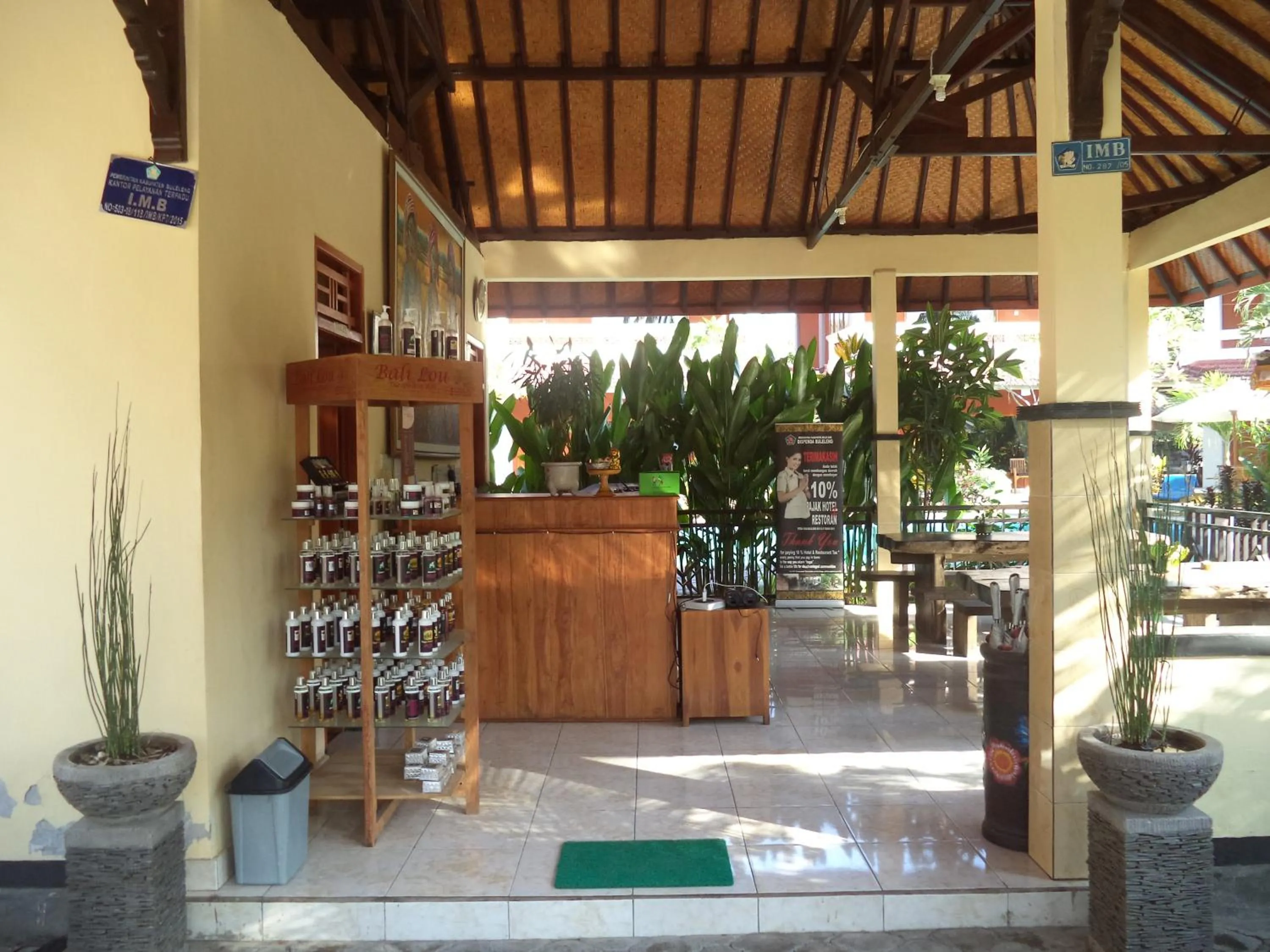 Lobby or reception in Hotel My Lovina