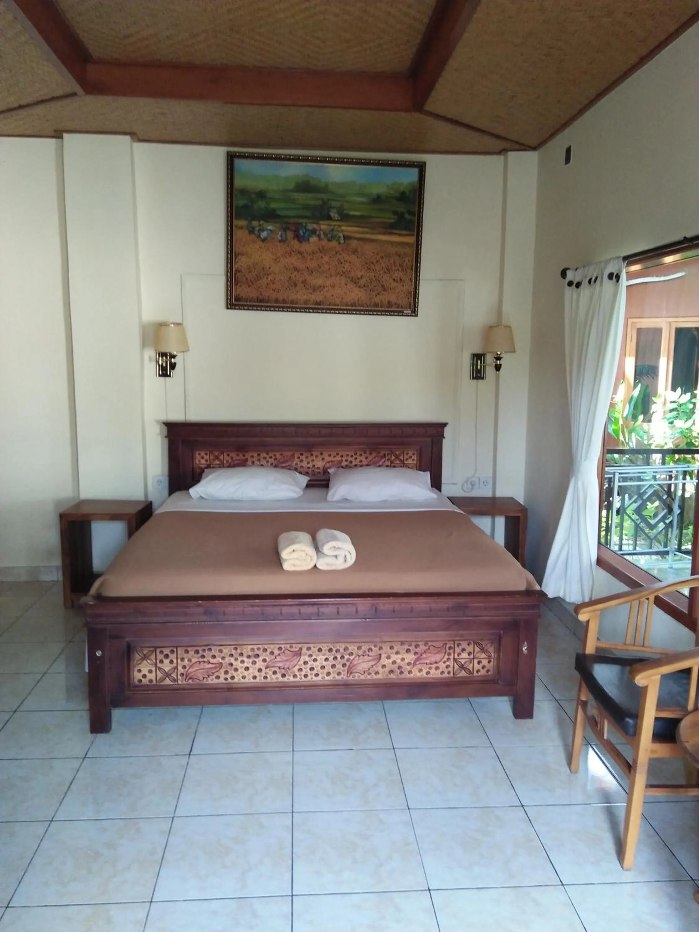 Bed in Hotel My Lovina