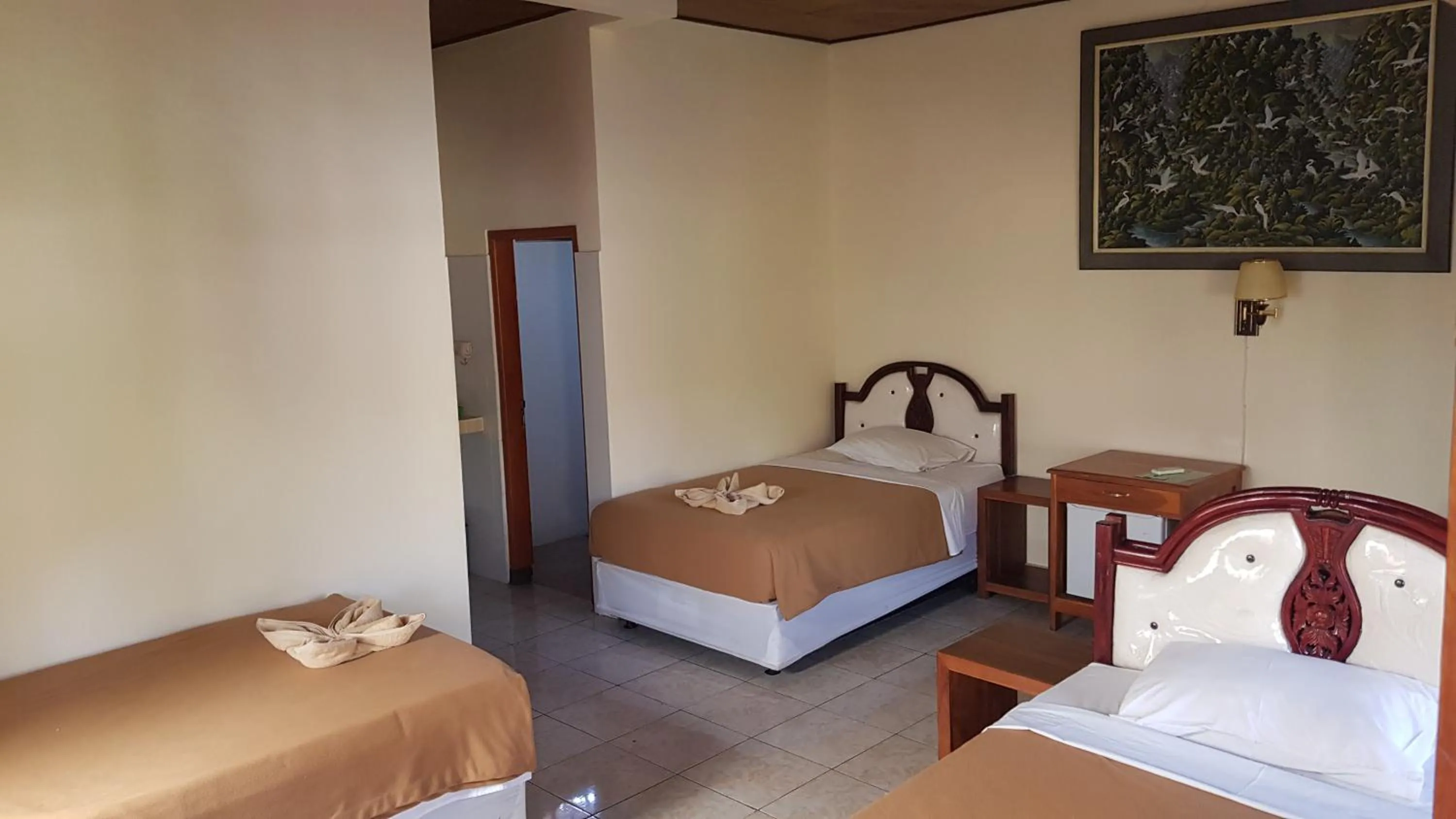 Bed in Hotel My Lovina