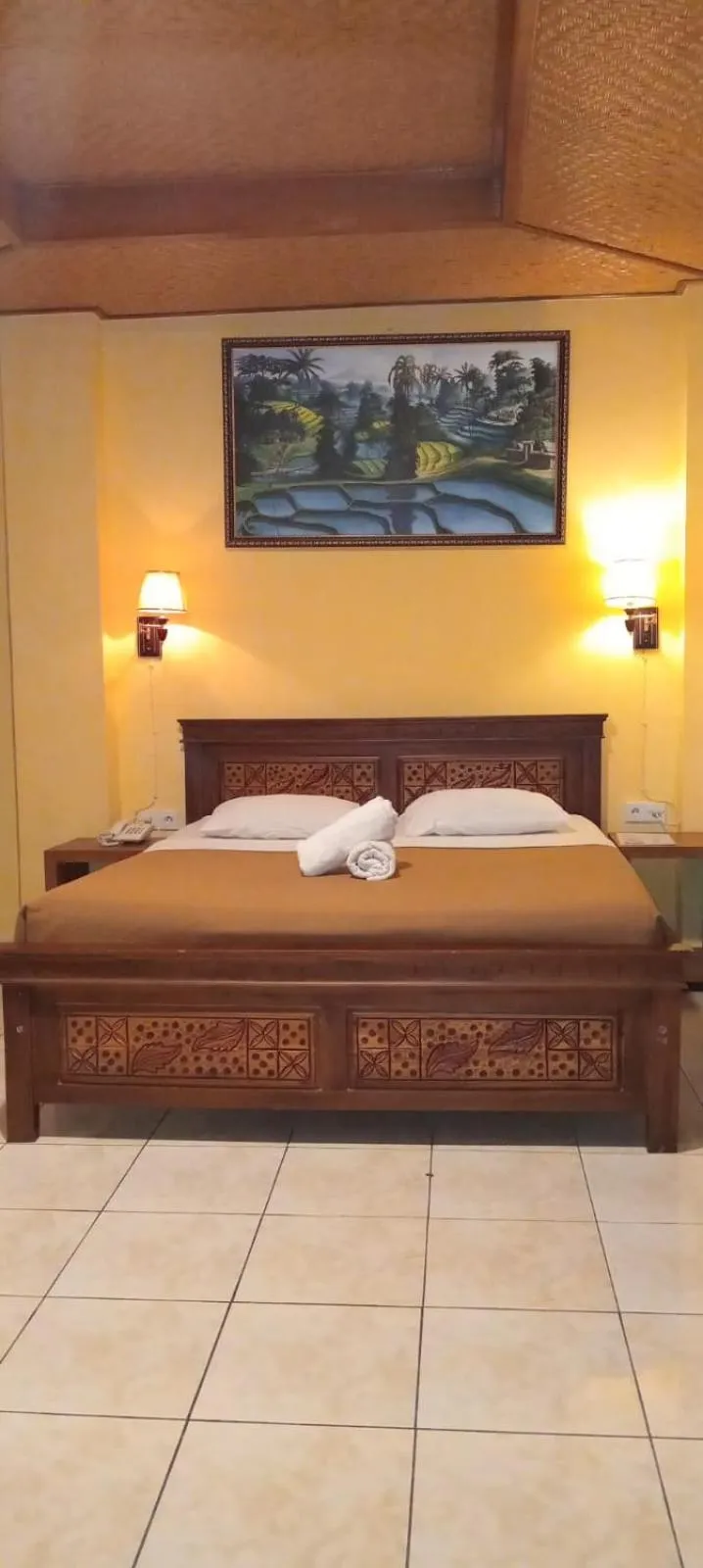 Bed in Hotel My Lovina