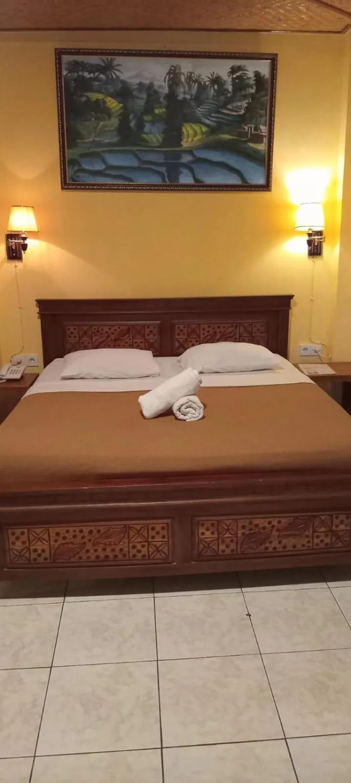 Bed in Hotel My Lovina