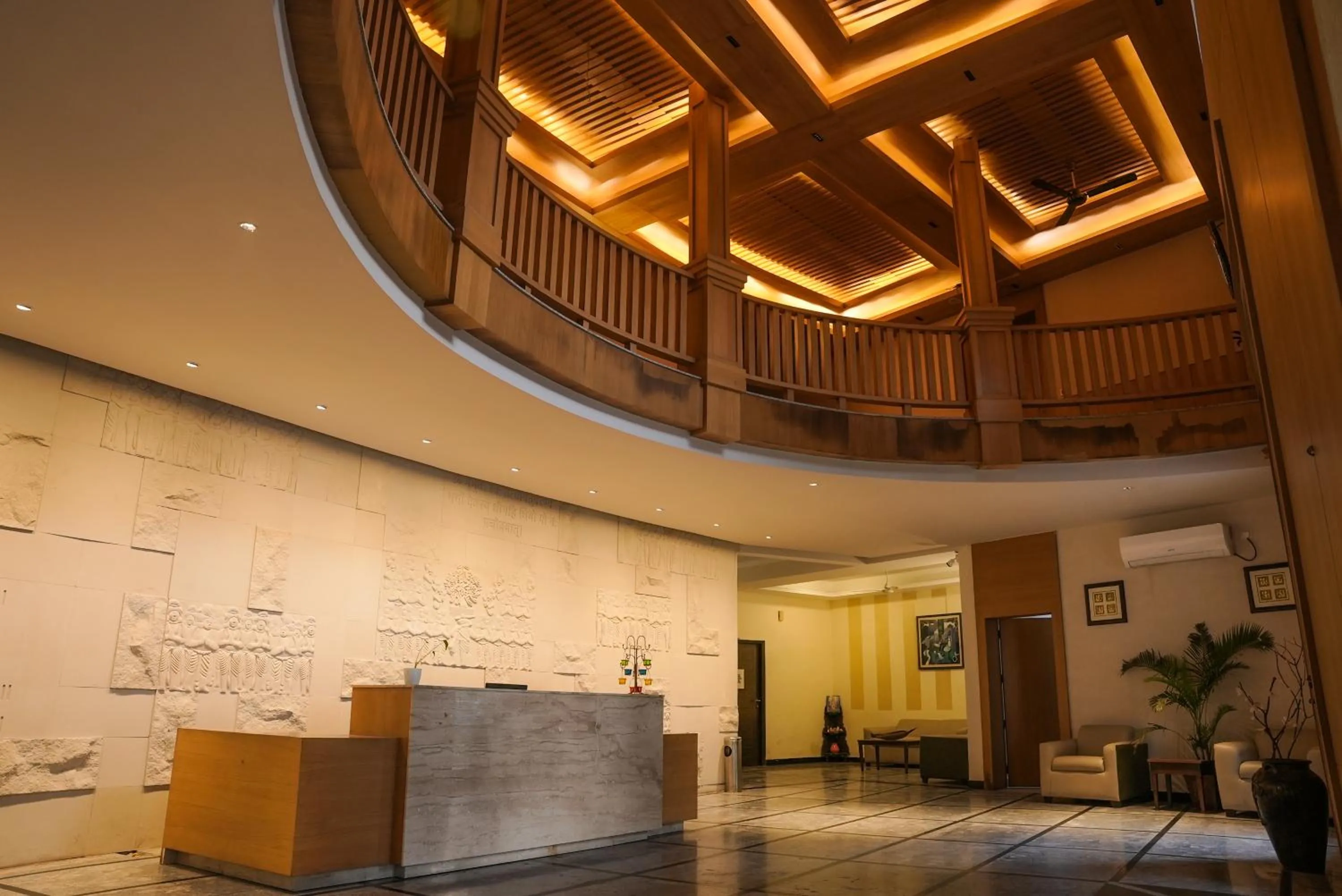 Lobby or reception in Naturoville Wellness Resort Rishikesh - Surrounded by Nature, Rooted in Wellness