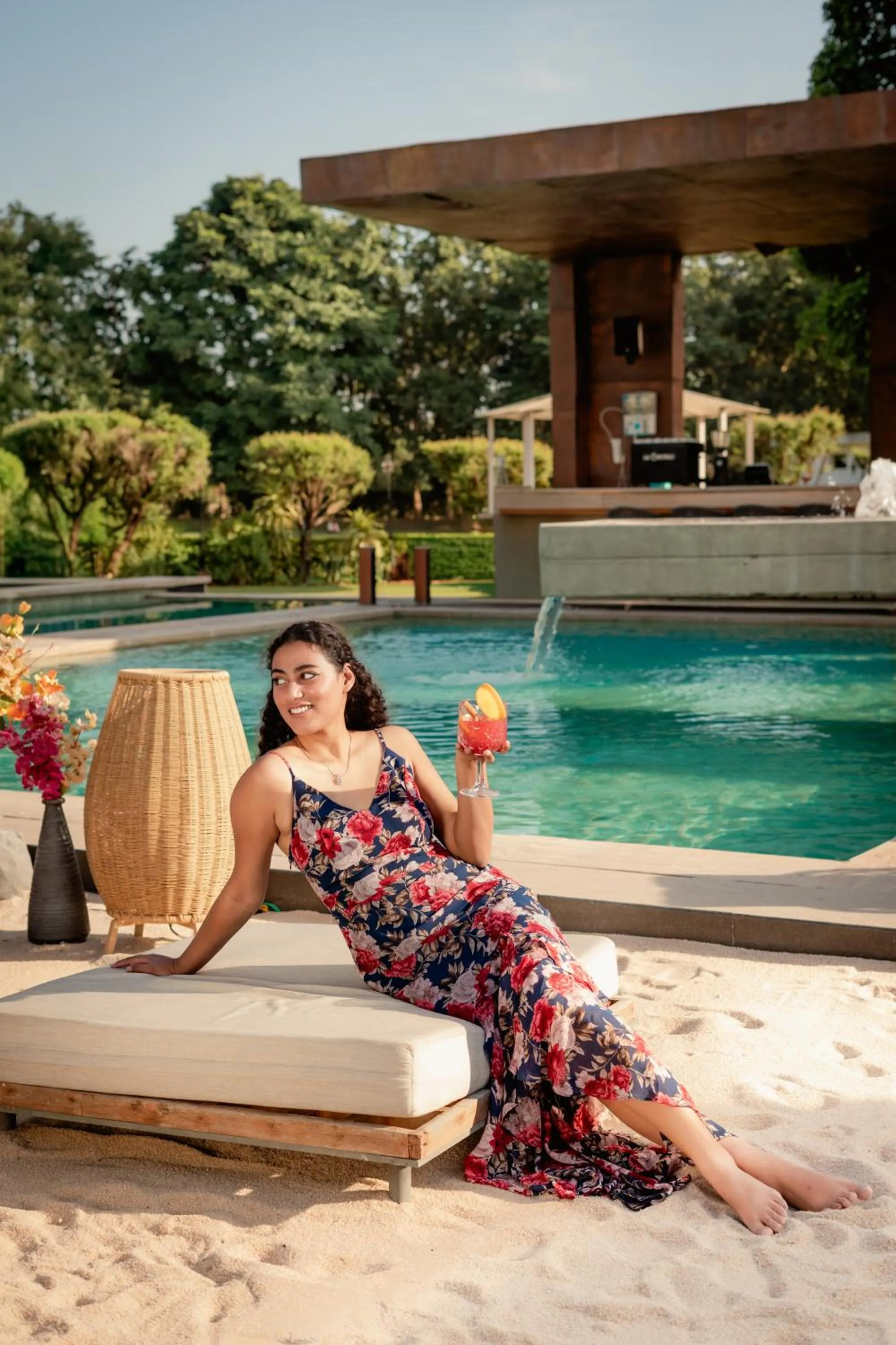 Swimming pool in Naturoville Wellness Resort Rishikesh - Surrounded by Nature, Rooted in Wellness