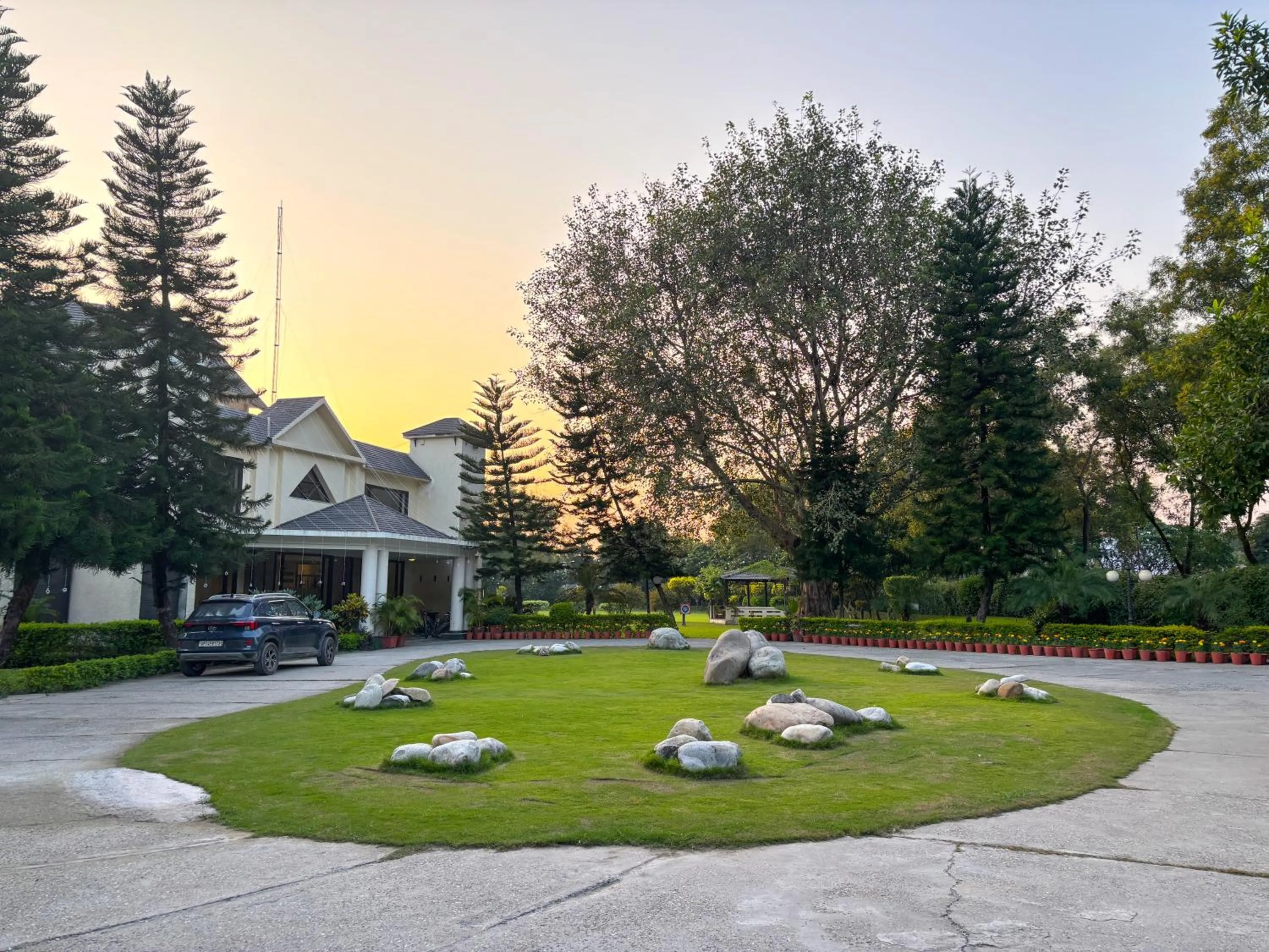 Garden in Naturoville Wellness Resort Rishikesh - Surrounded by Nature, Rooted in Wellness