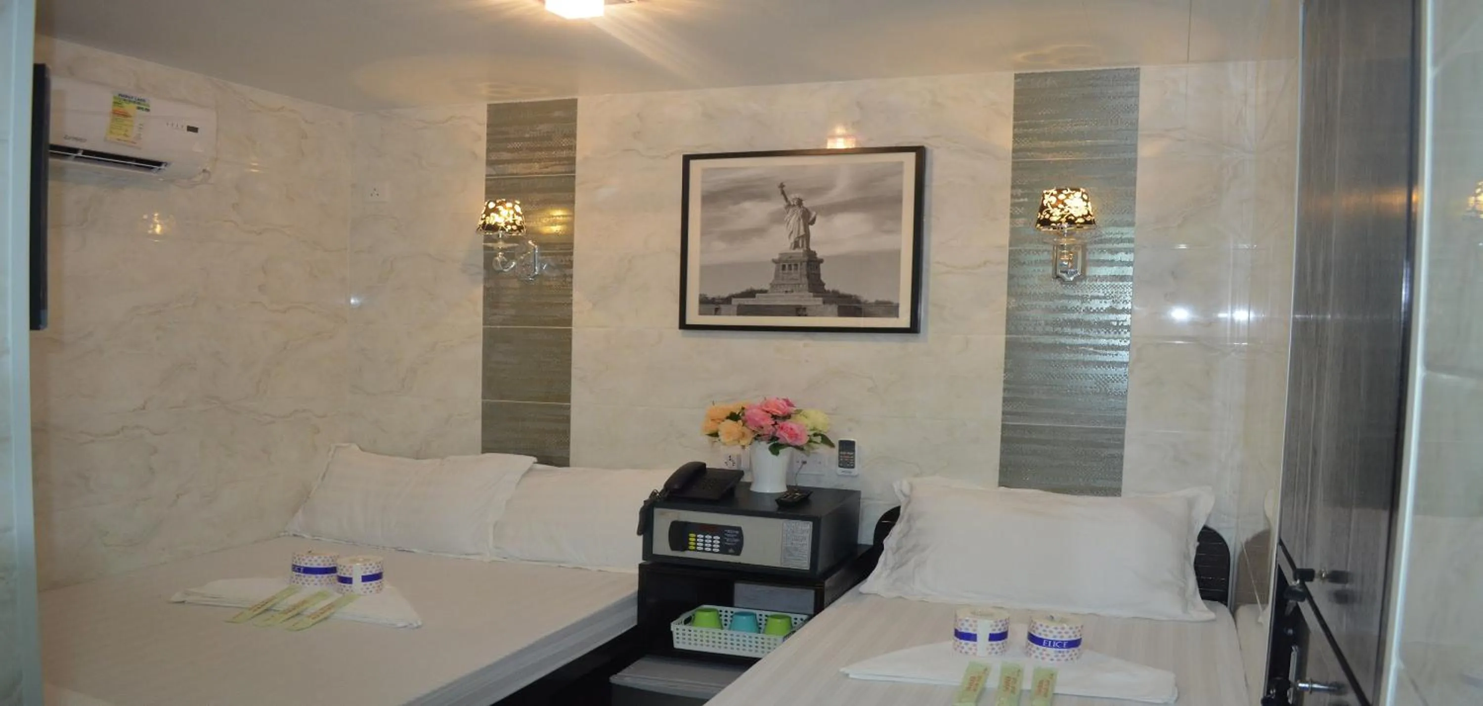 Decorative detail in Skylark Hostel