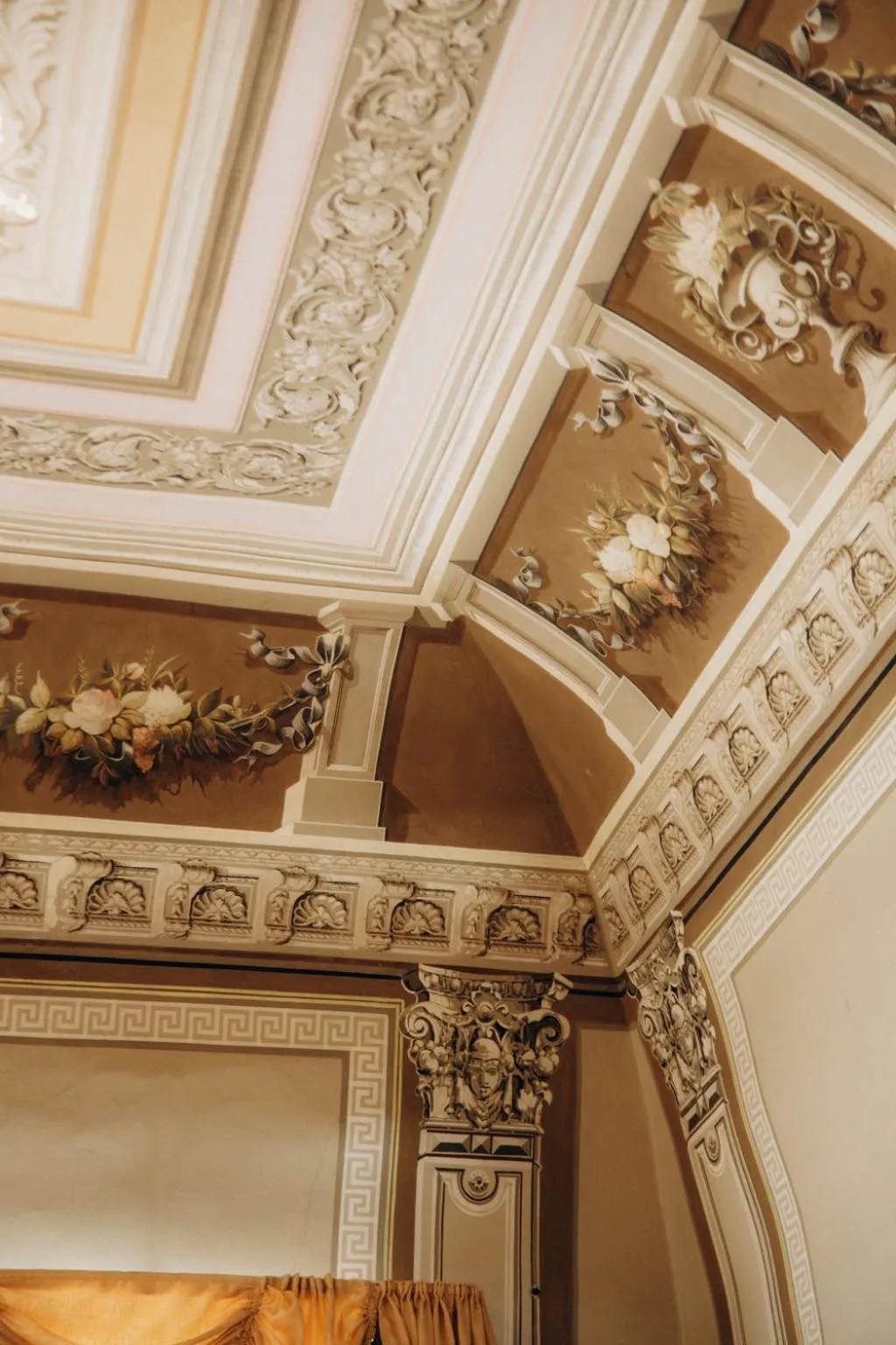 Decorative detail in Pension Zámek Rudník