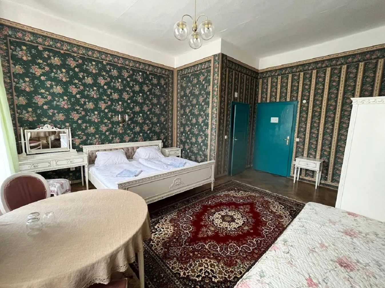 Bed in Pension Zámek Rudník