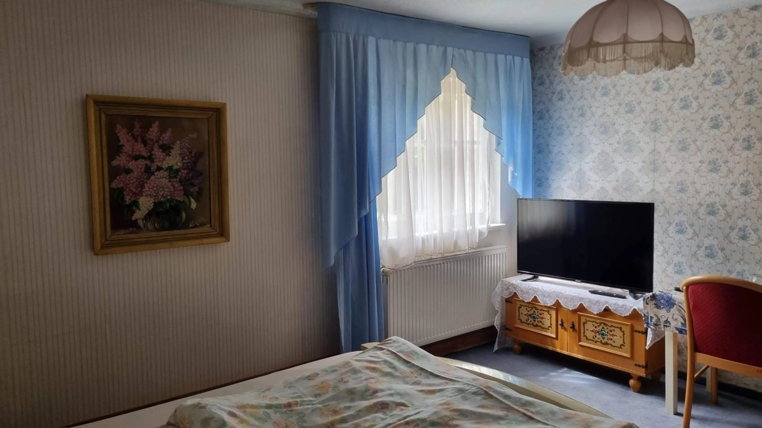 TV and multimedia, Bed in Pension Zámek Rudník