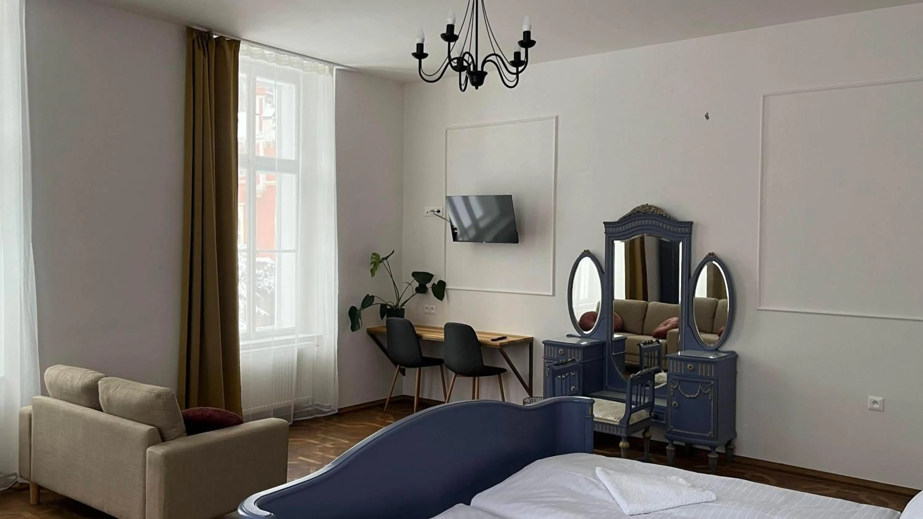 Bed in Pension Zámek Rudník