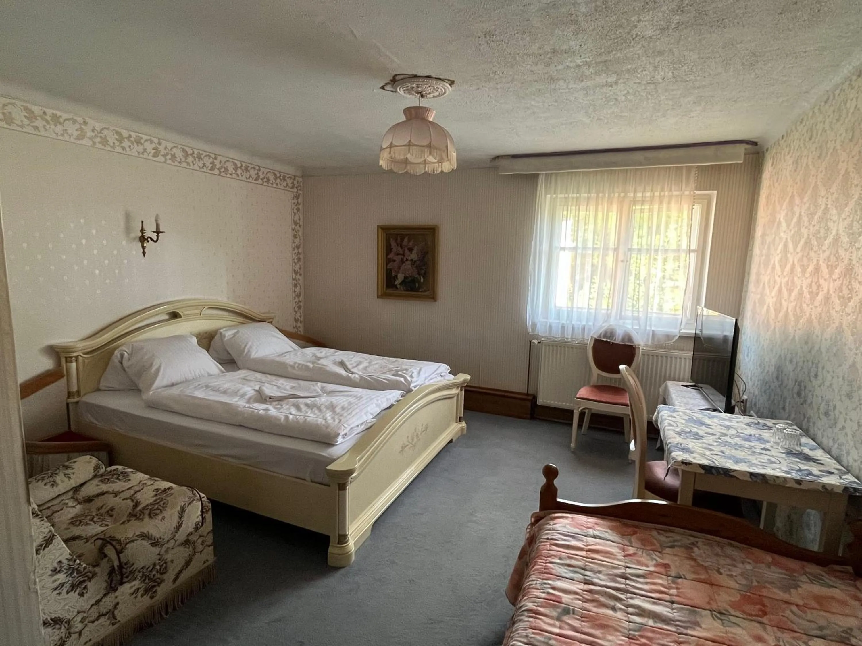 Bed in Pension Zámek Rudník