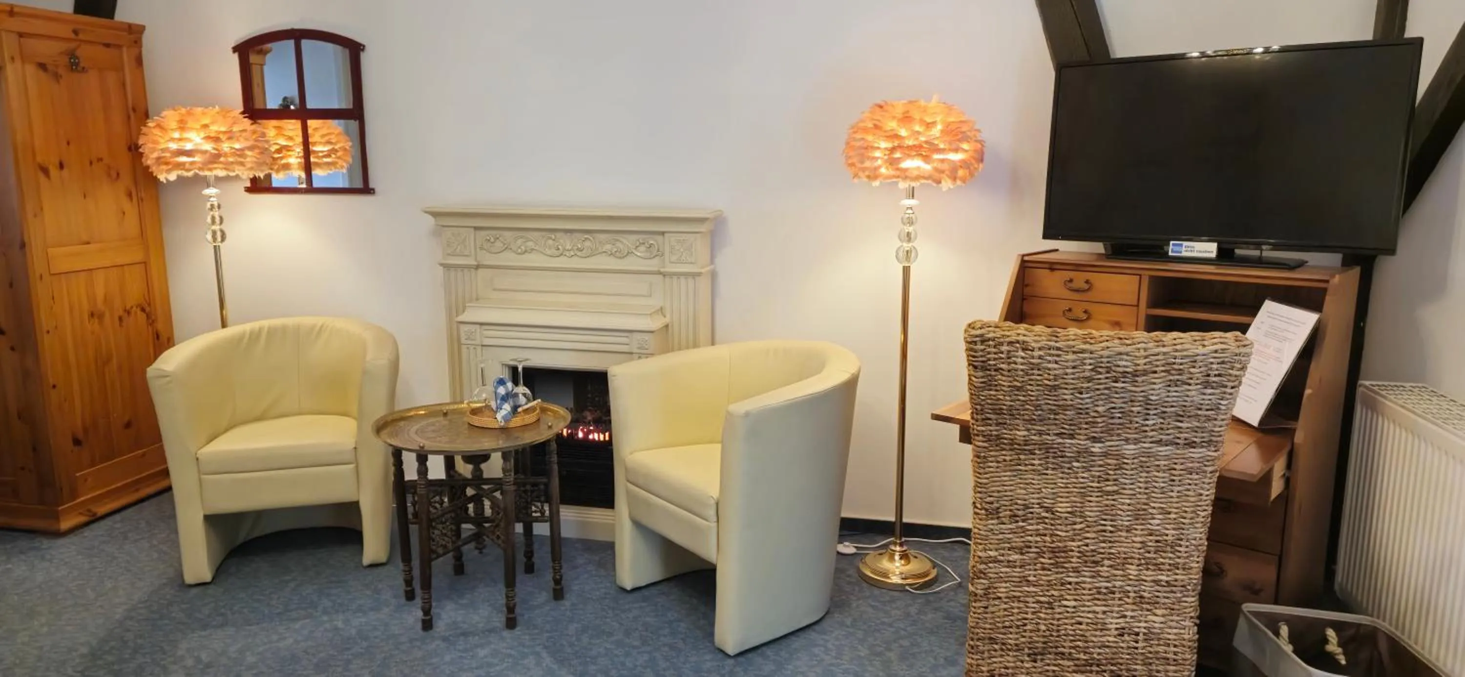 Living room in Landhaus Kyritz