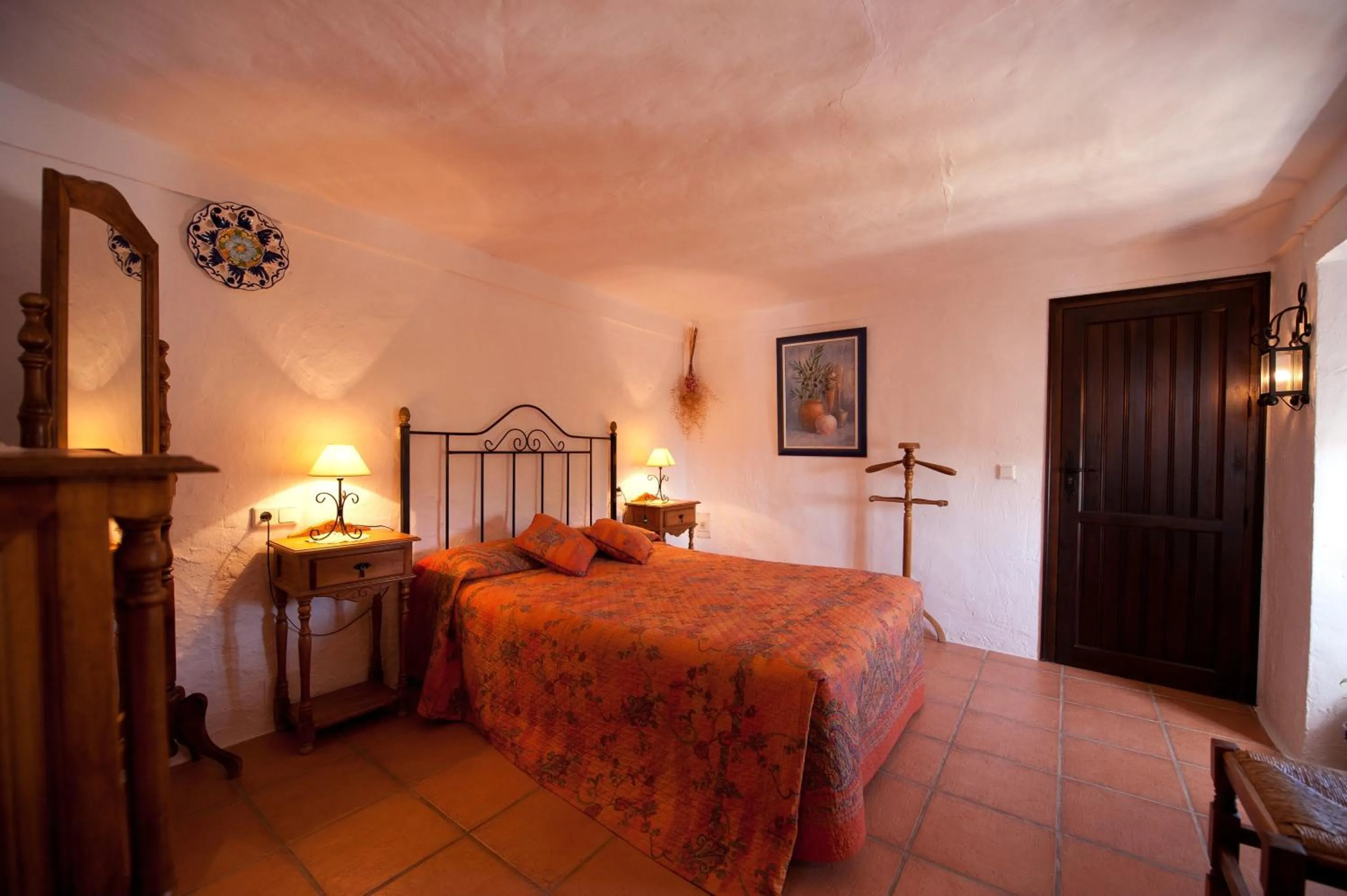 Decorative detail, Bed in Cortijo La Haza