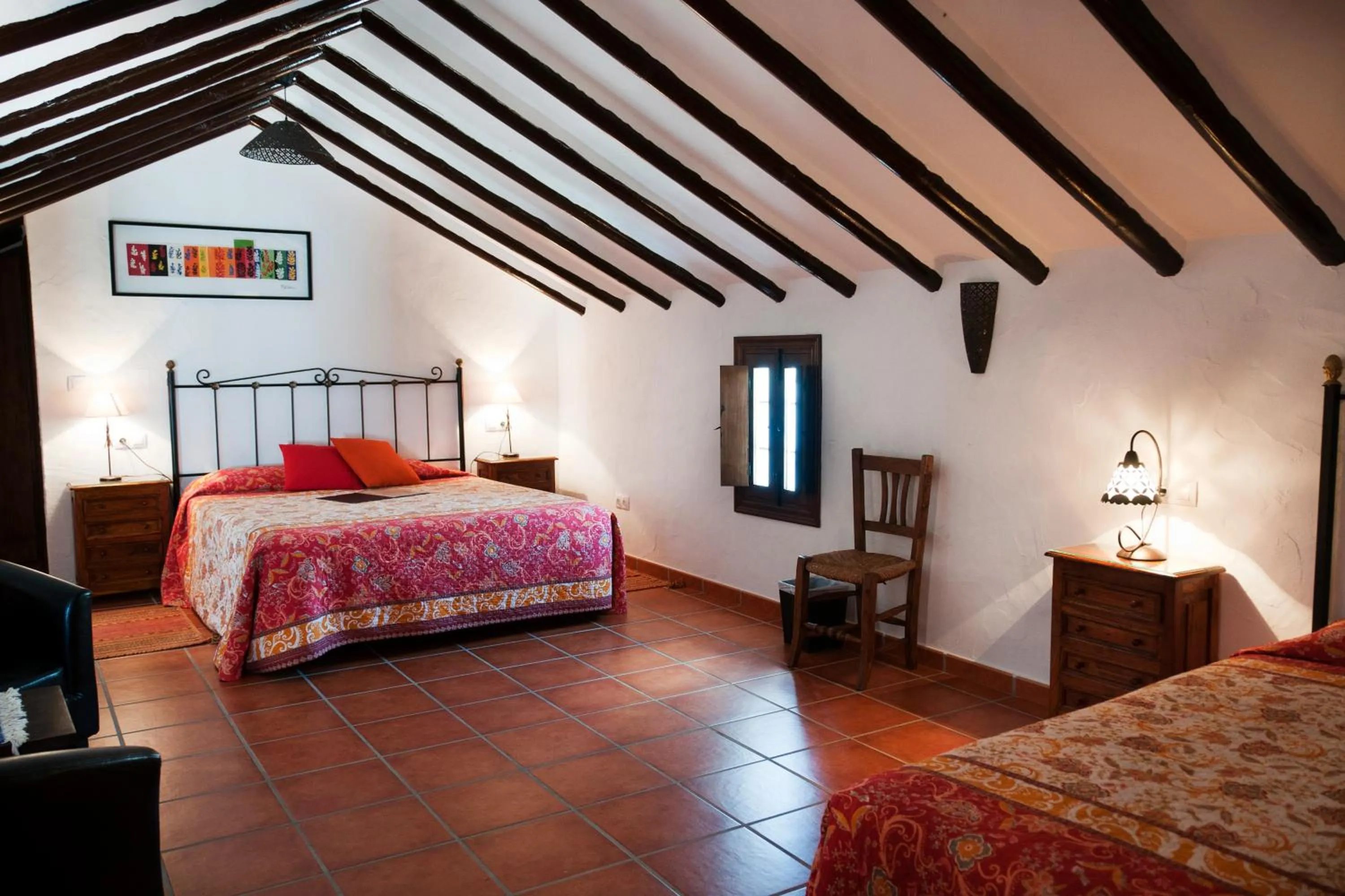 Decorative detail, Bed in Cortijo La Haza