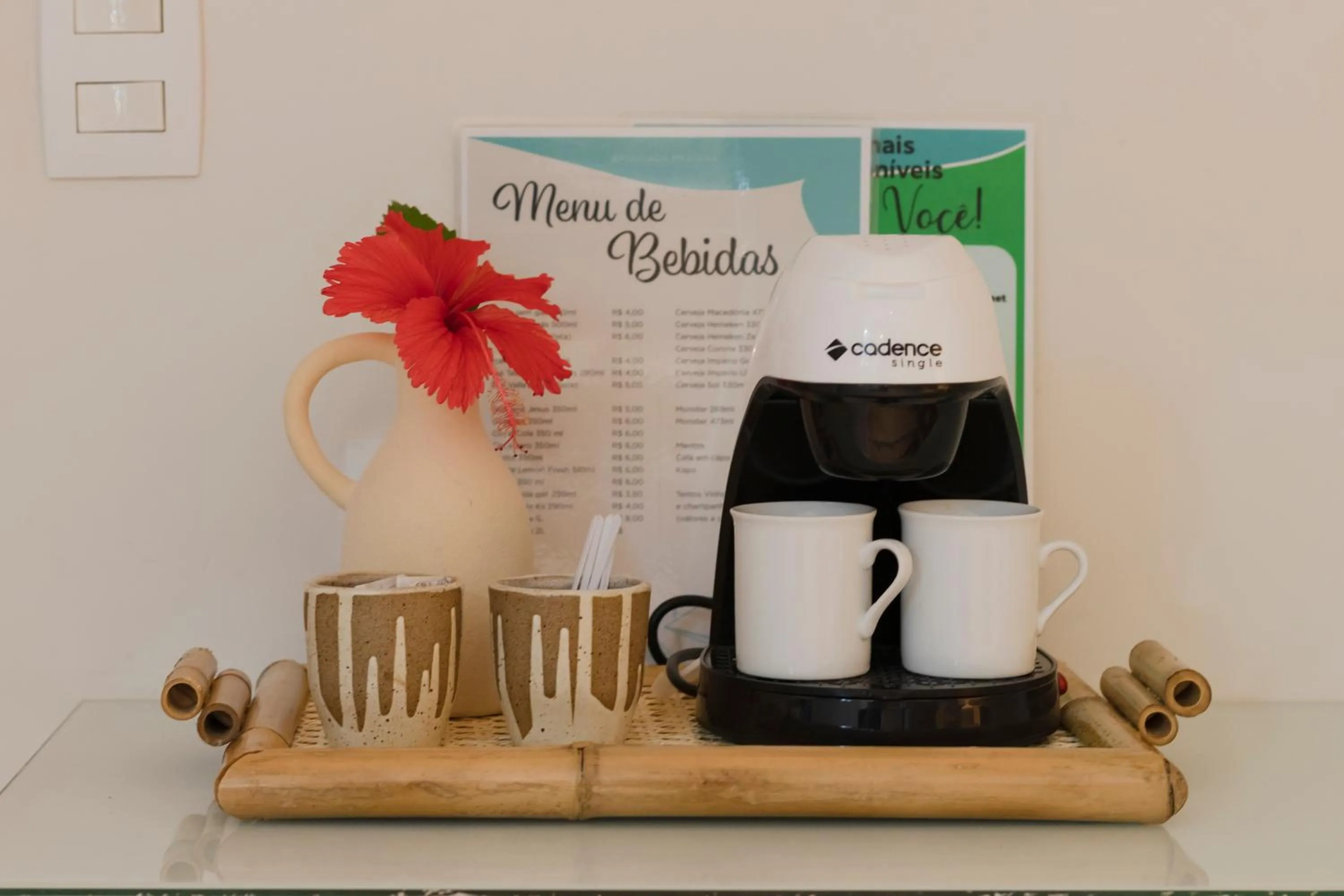 Coffee/tea facilities in Pousada Praiana