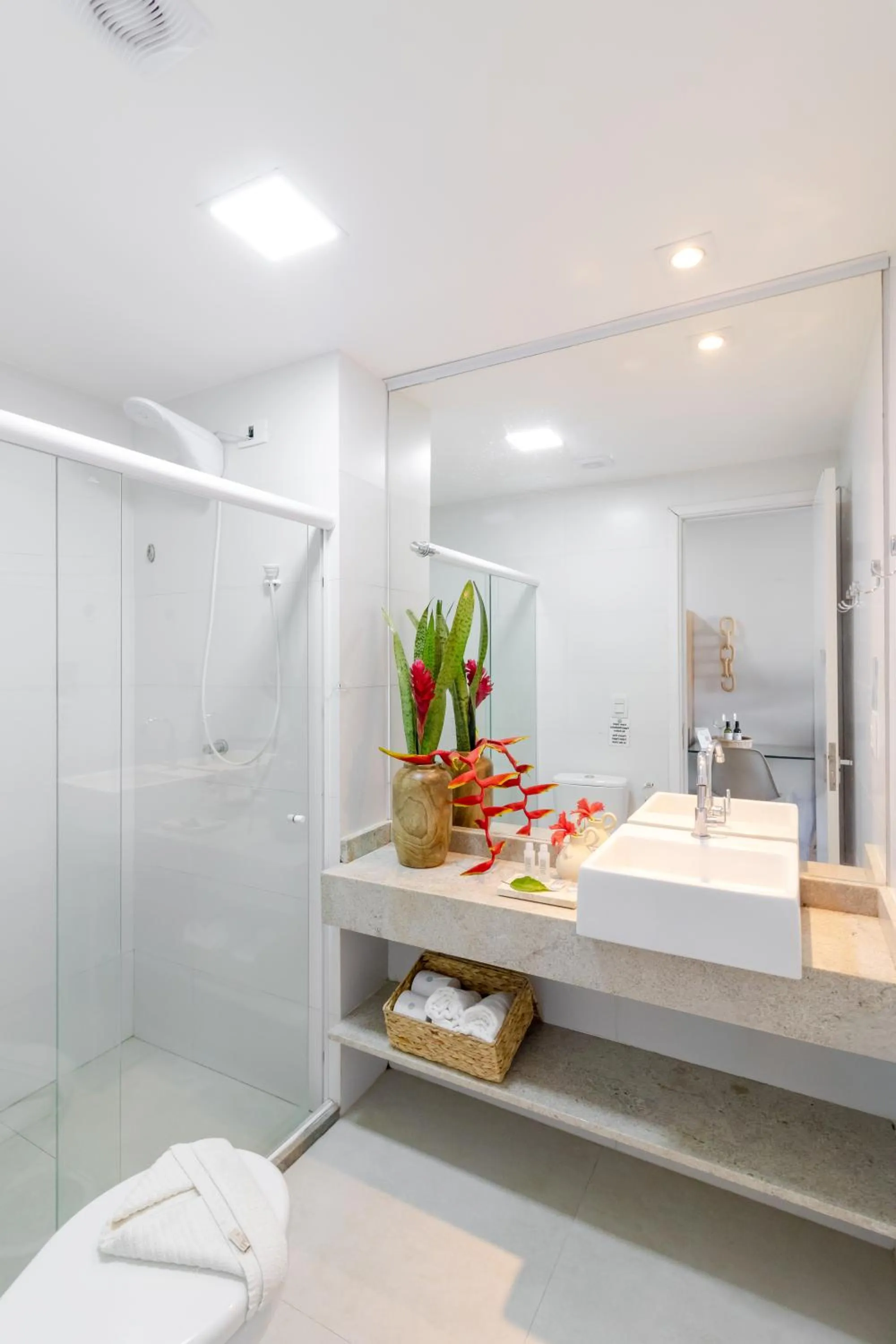 Bathroom in Pousada Praiana