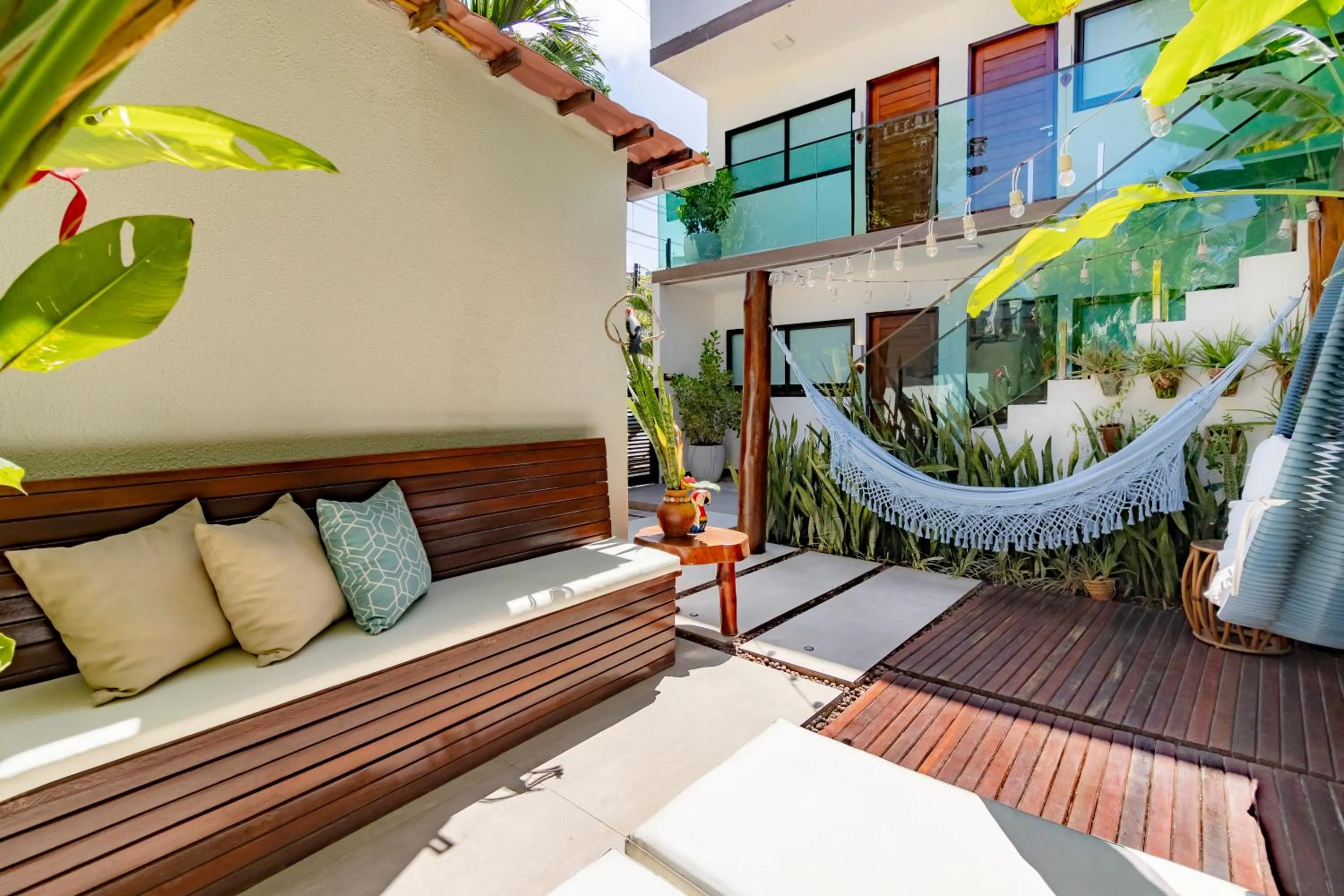 Garden in Pousada Praiana