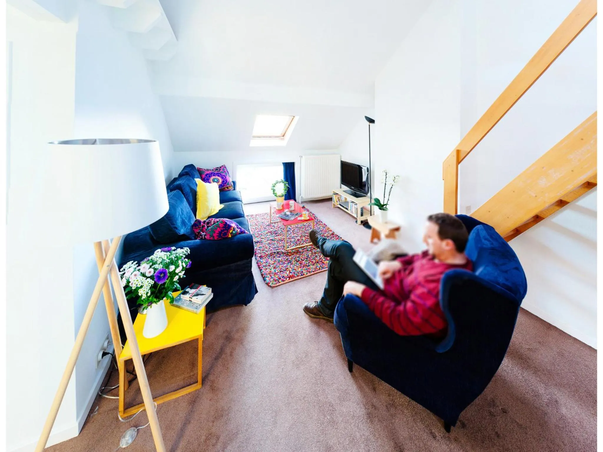 Living room in B&B Place Jourdan