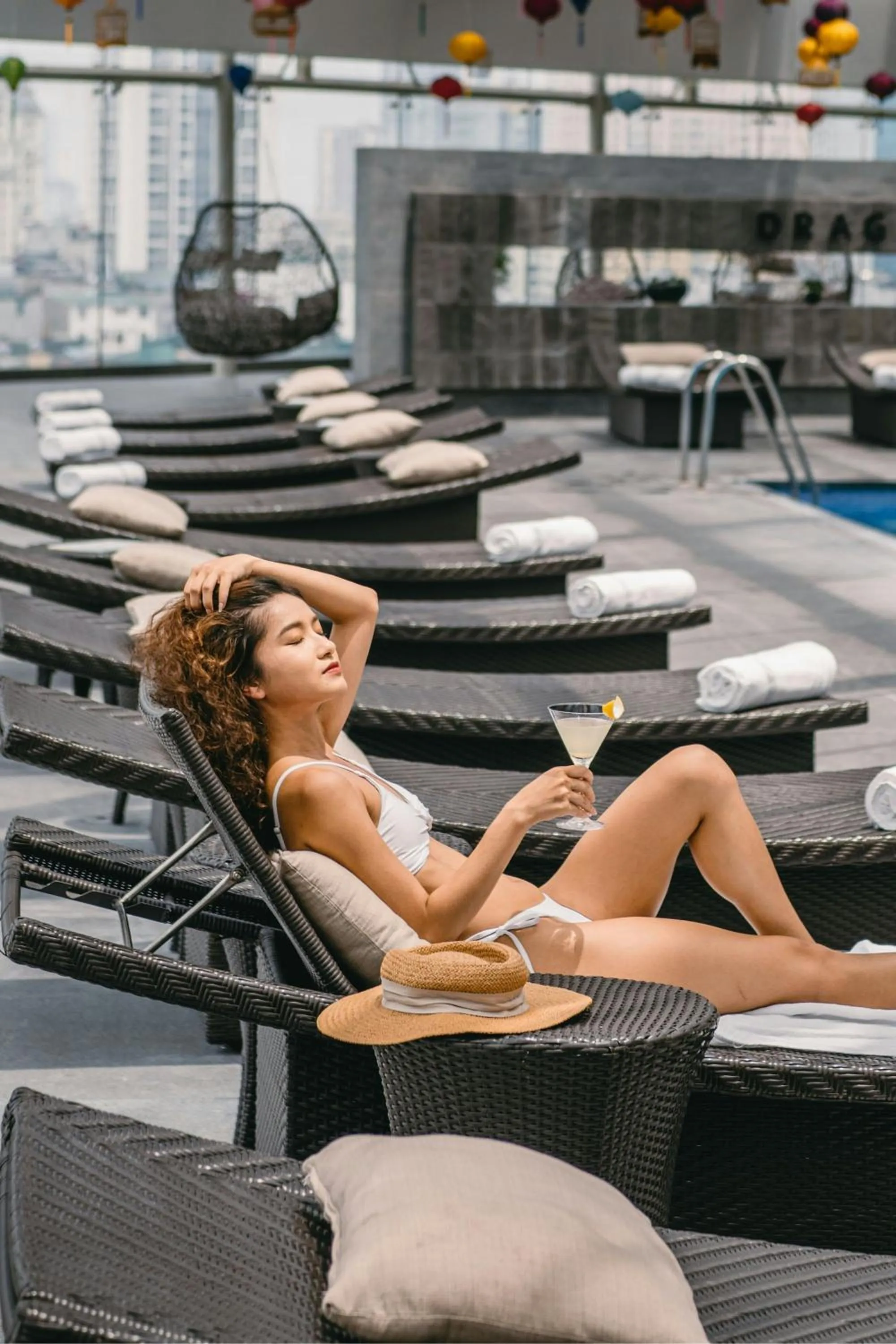 Swimming pool in JW Marriott Hotel Hanoi