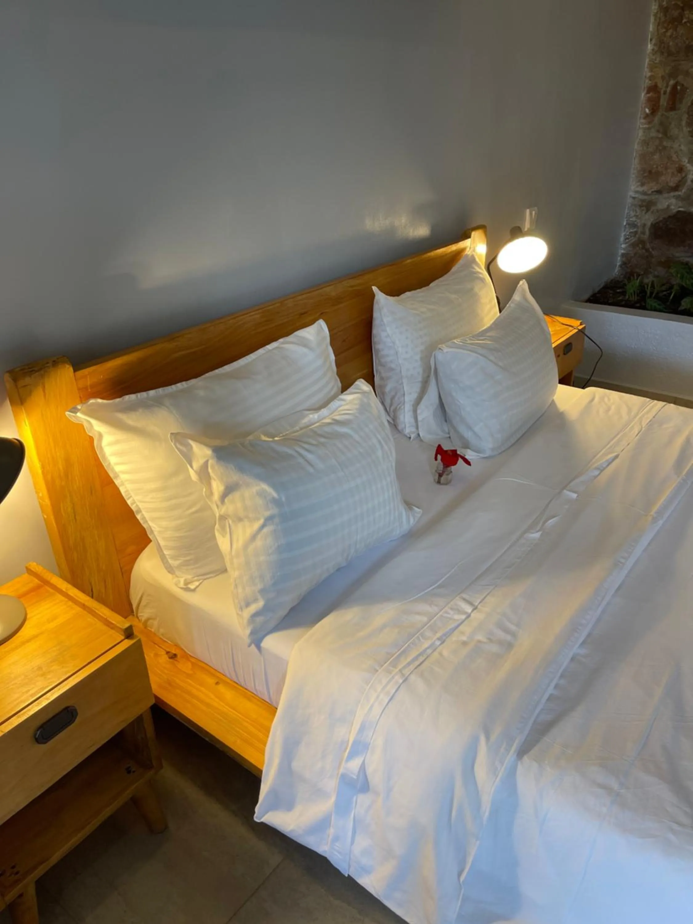 Bed in Eagle View Lodge - Kigali