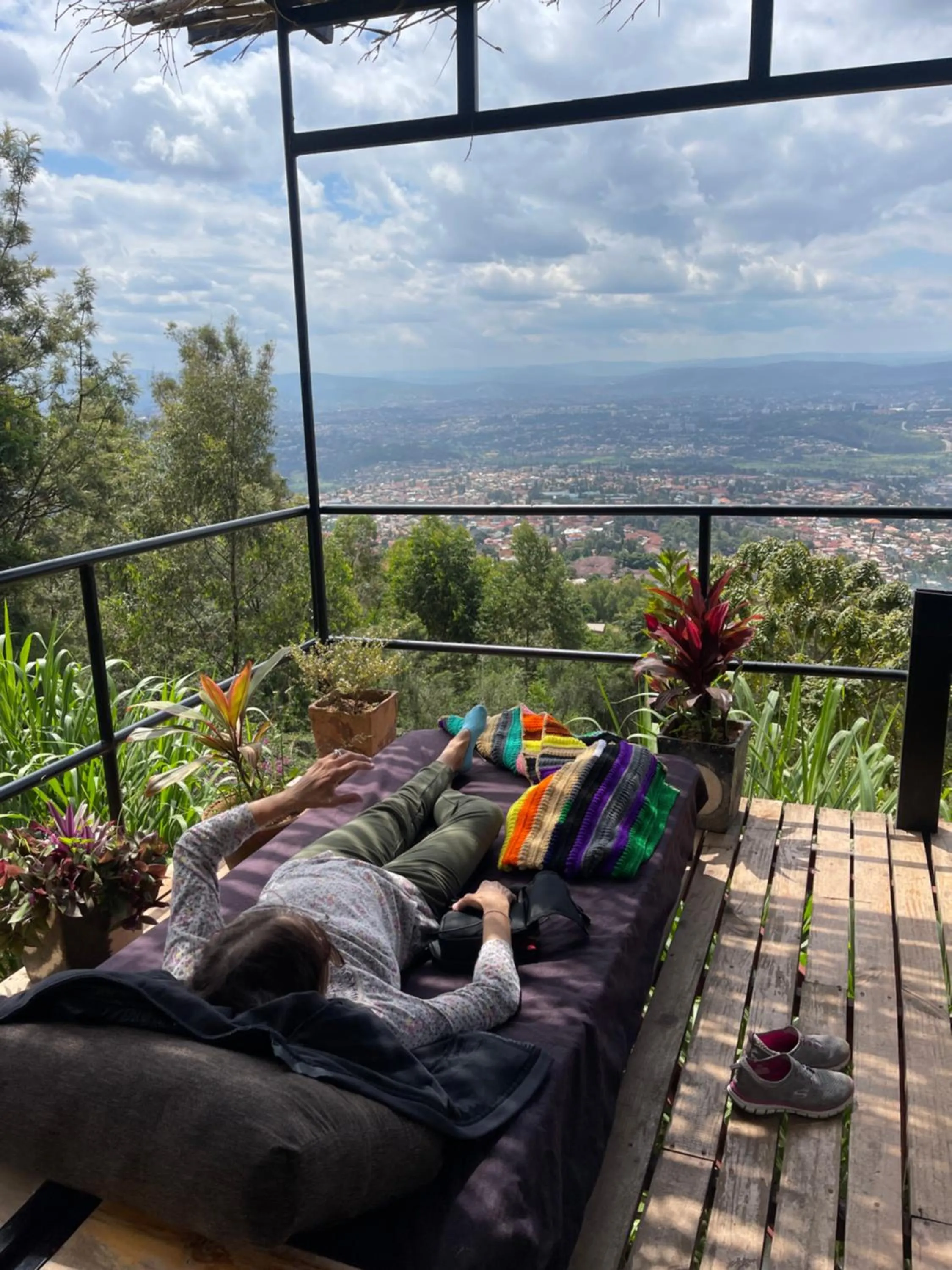 Patio in Eagle View Lodge - Kigali