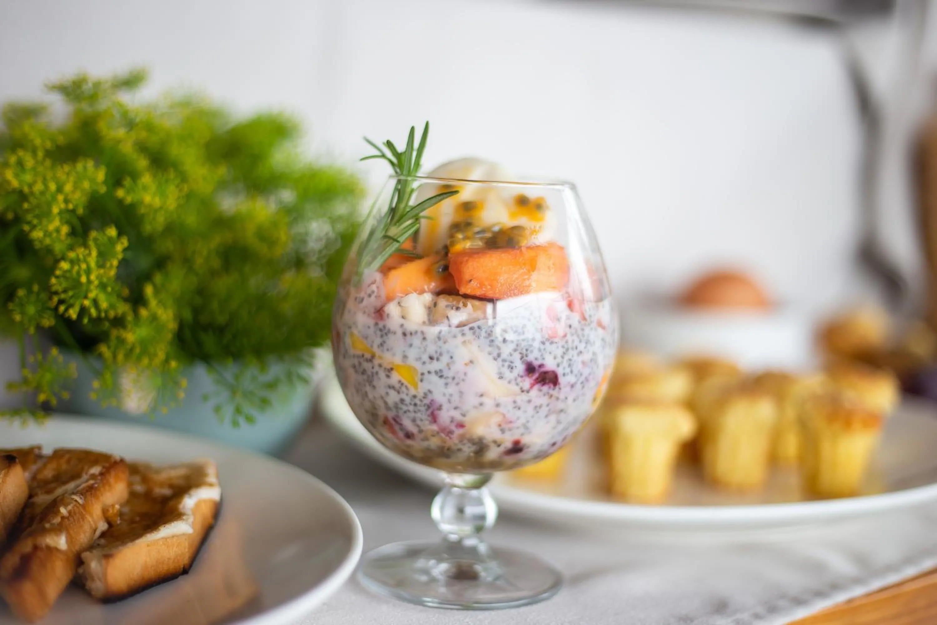 Breakfast in Eagle View Lodge - Kigali