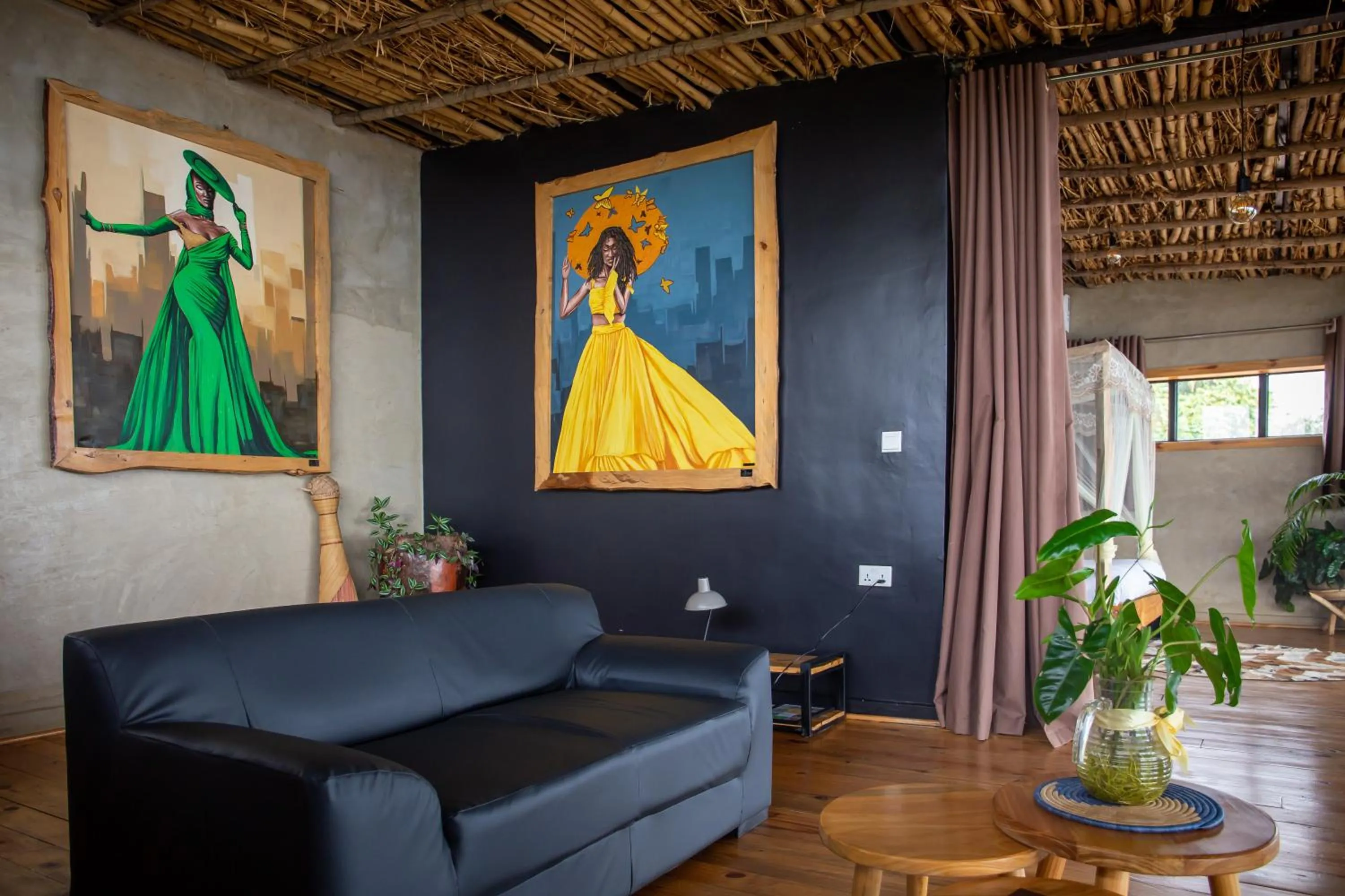Living room in Eagle View Lodge - Kigali