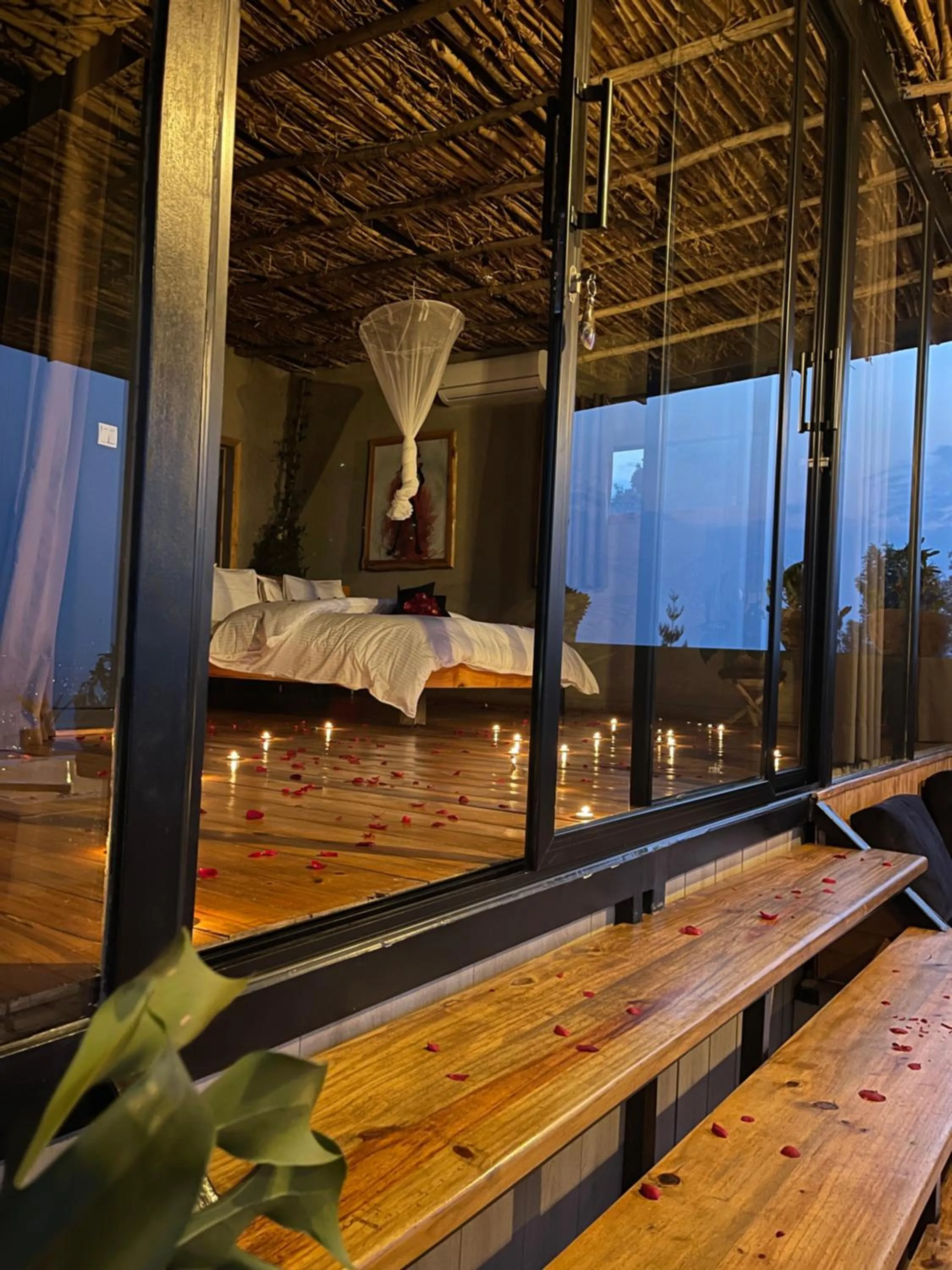 Bed in Eagle View Lodge - Kigali